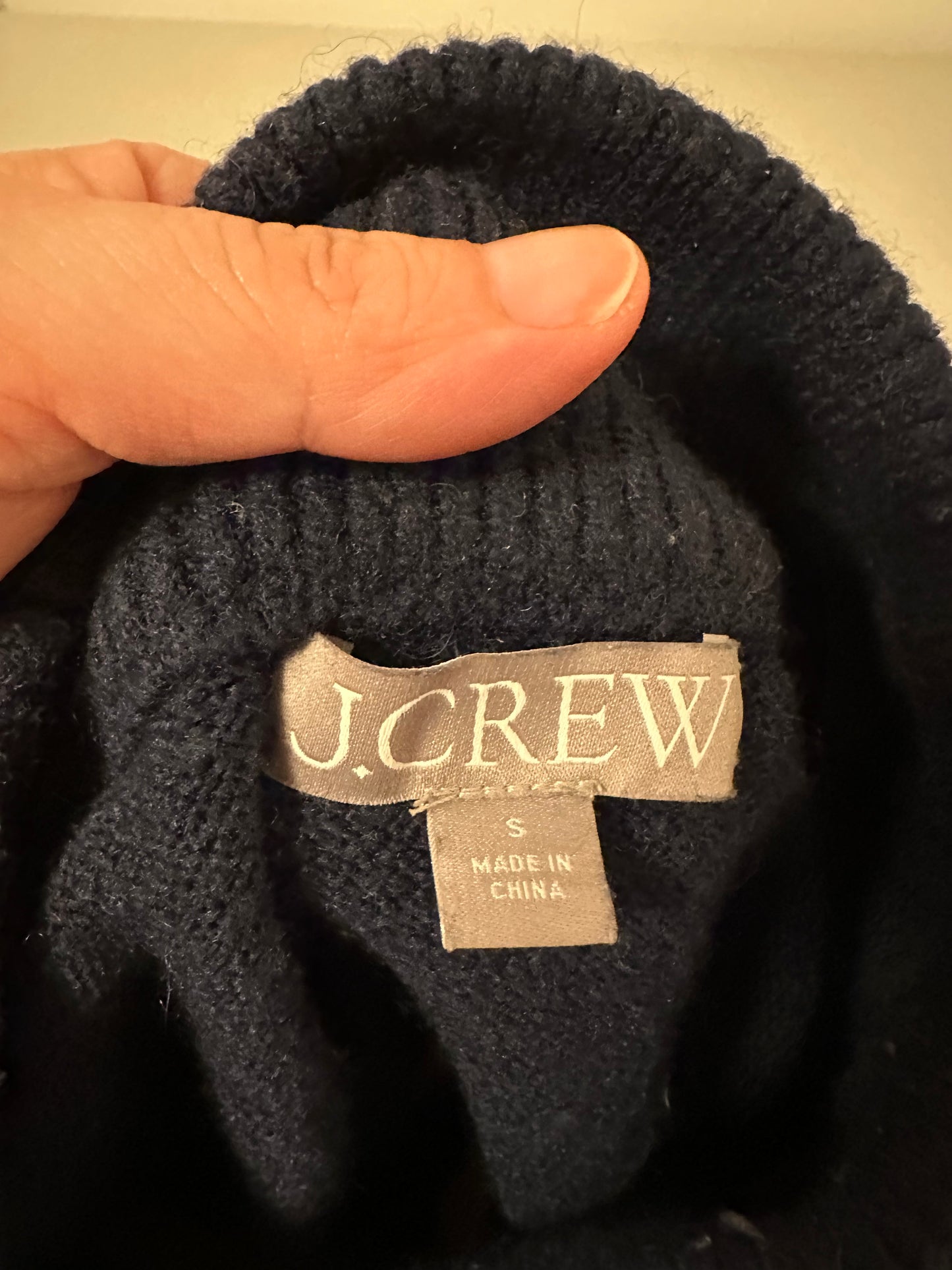 J.Crew Chunky Crewneck Sweater in Supersoft Yarn | Size Small