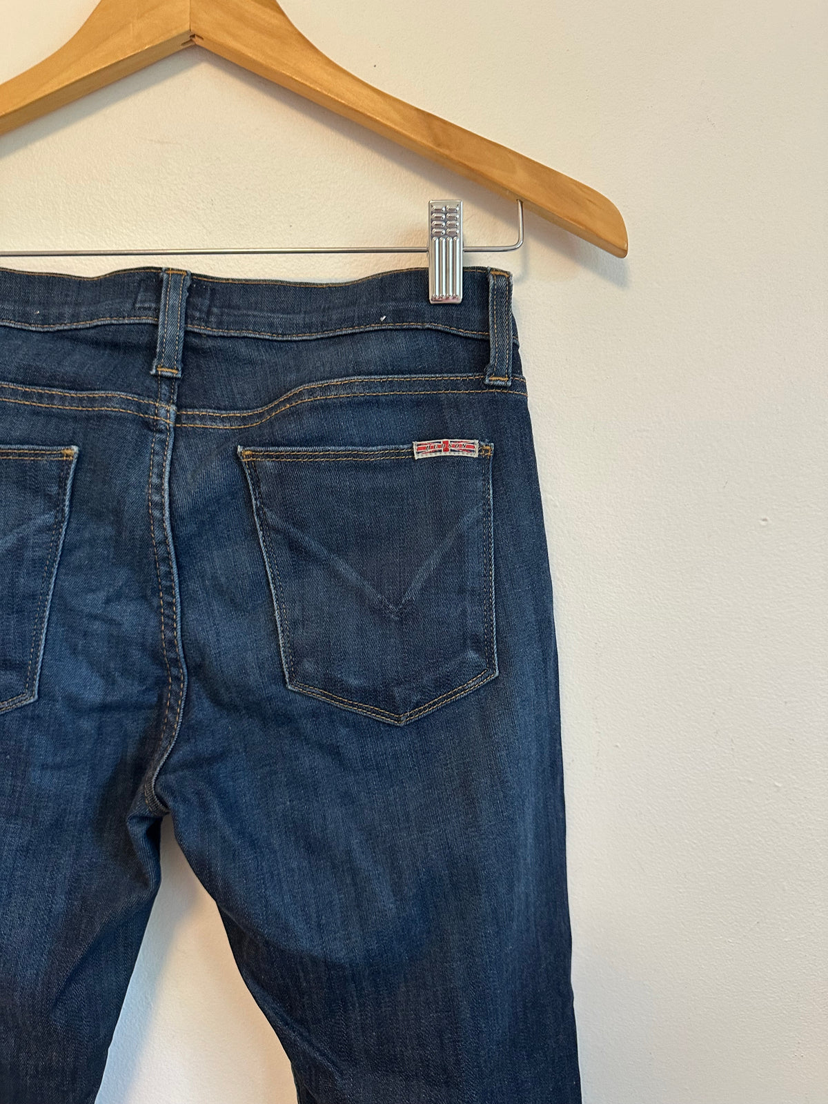 Hudson Skinny Jeans in Dark Wash Indigo | Size 26