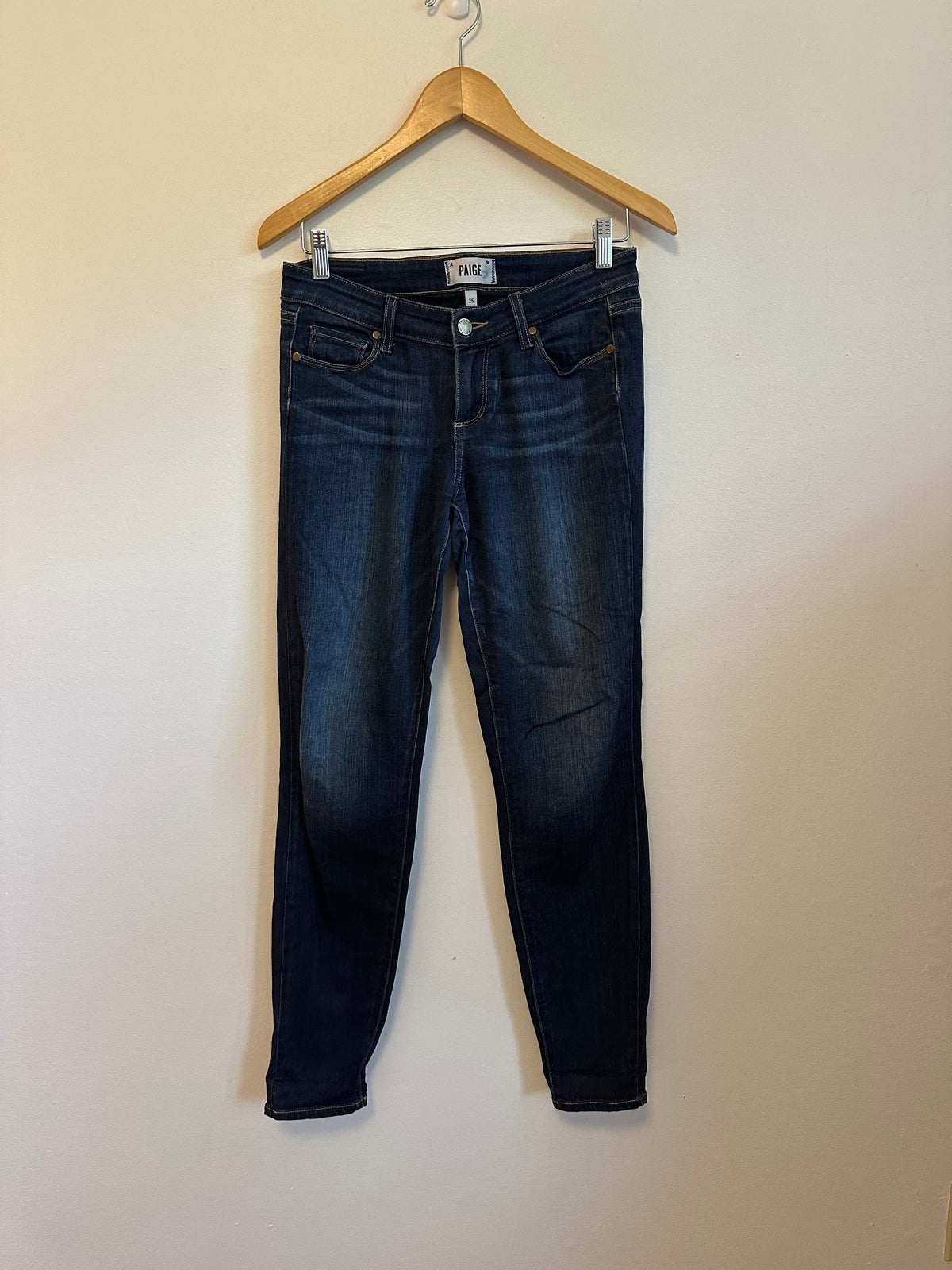 Paige Verdugo Ultra Skinny Dark Wash Jeans | Size 26