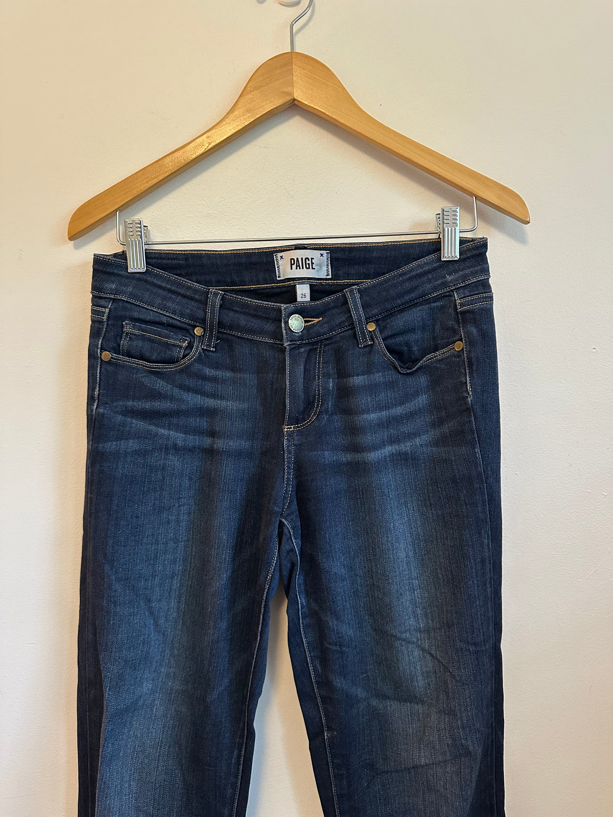 Paige Verdugo Ultra Skinny Dark Wash Jeans | Size 26
