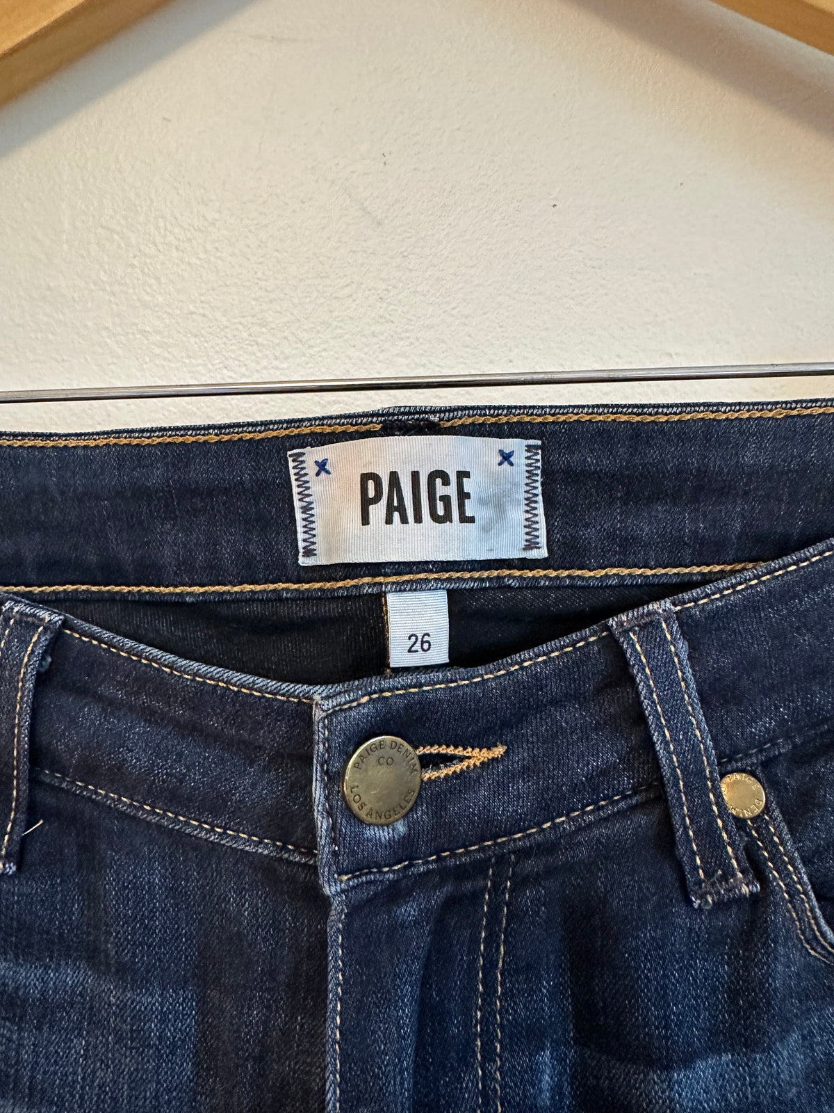 Paige Verdugo Ultra Skinny Dark Wash Jeans | Size 26