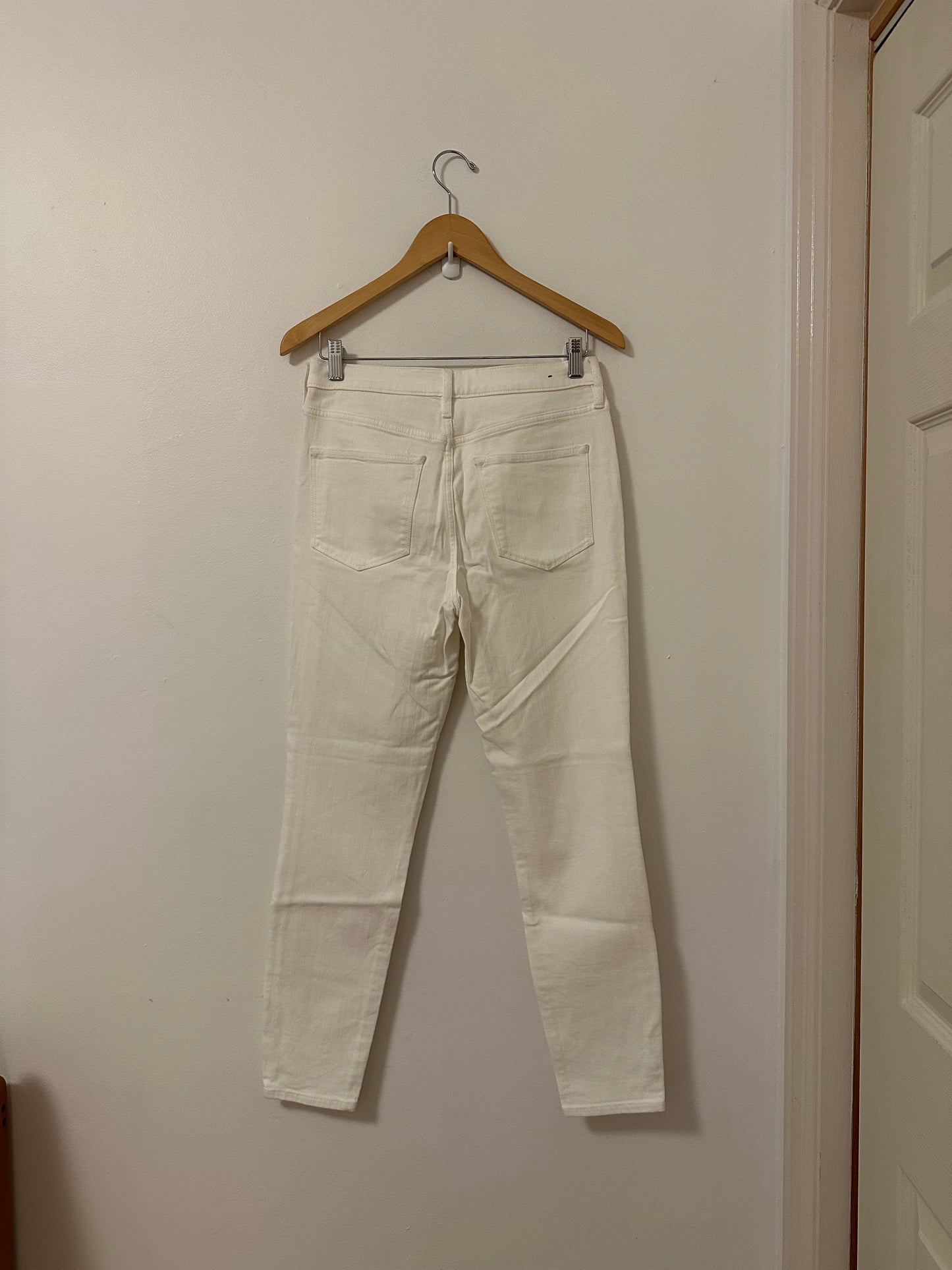 J. Crew White Denim Skinny Jeans | Size 28