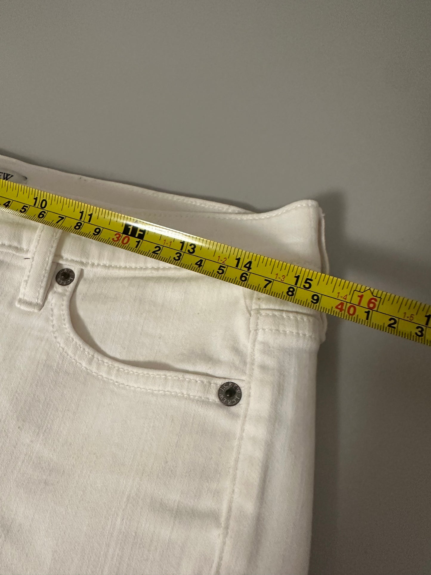 J. Crew White Denim Skinny Jeans | Size 28