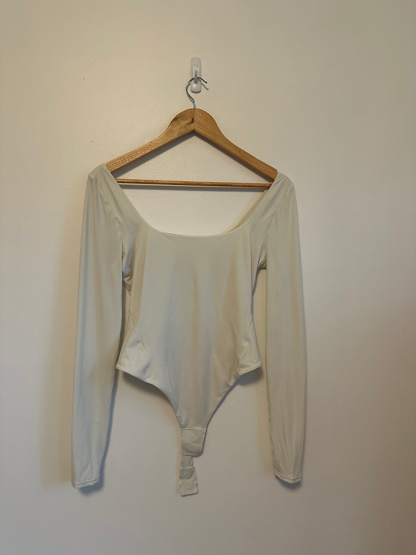 Lululemon Wundermost Ultra-Soft Nulu Square-Neck Long-Sleeve Bodysuit