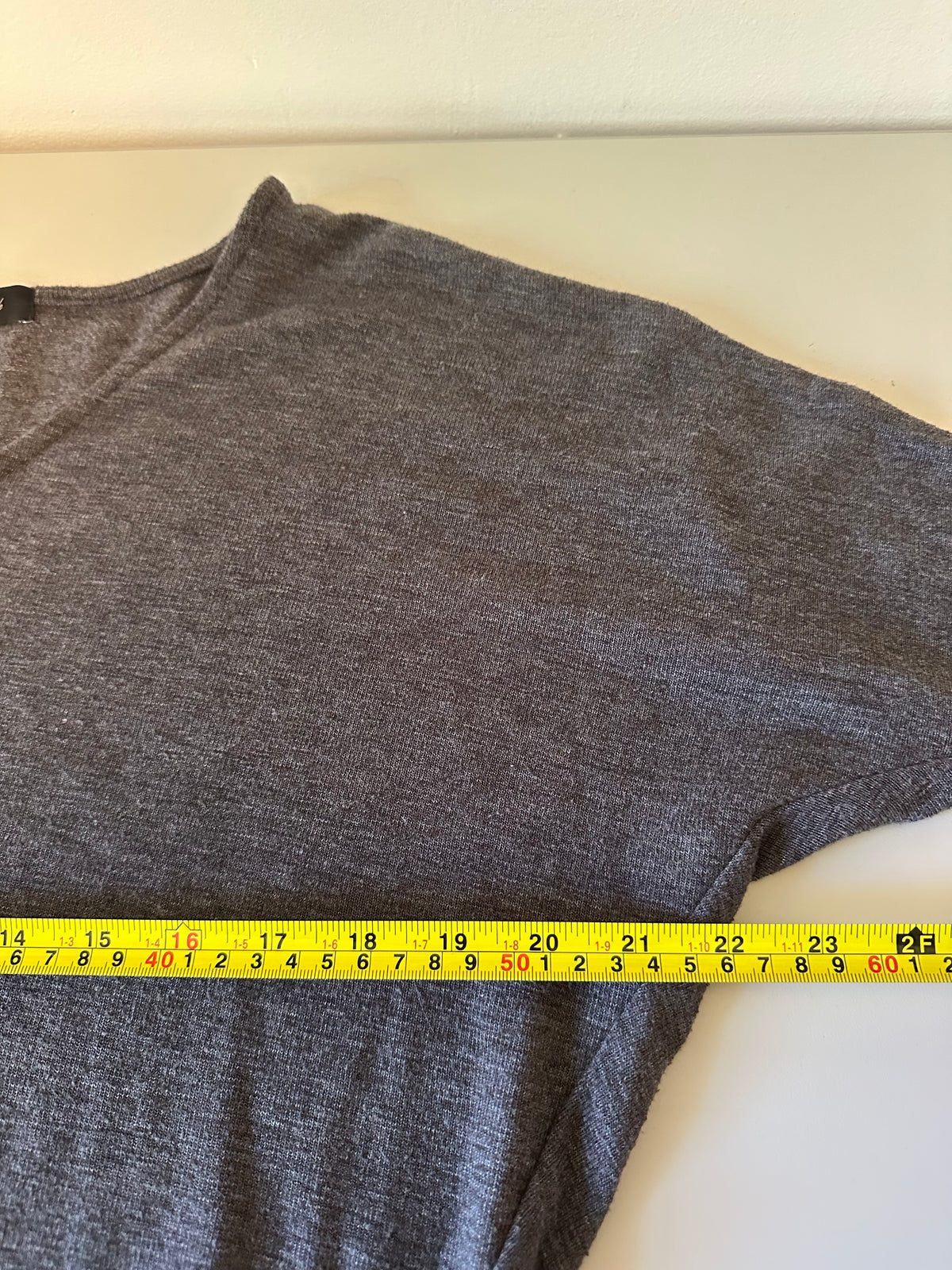 Laila Jayde Charcoal Grey Dolman Sleeve Knit Top | Size XS