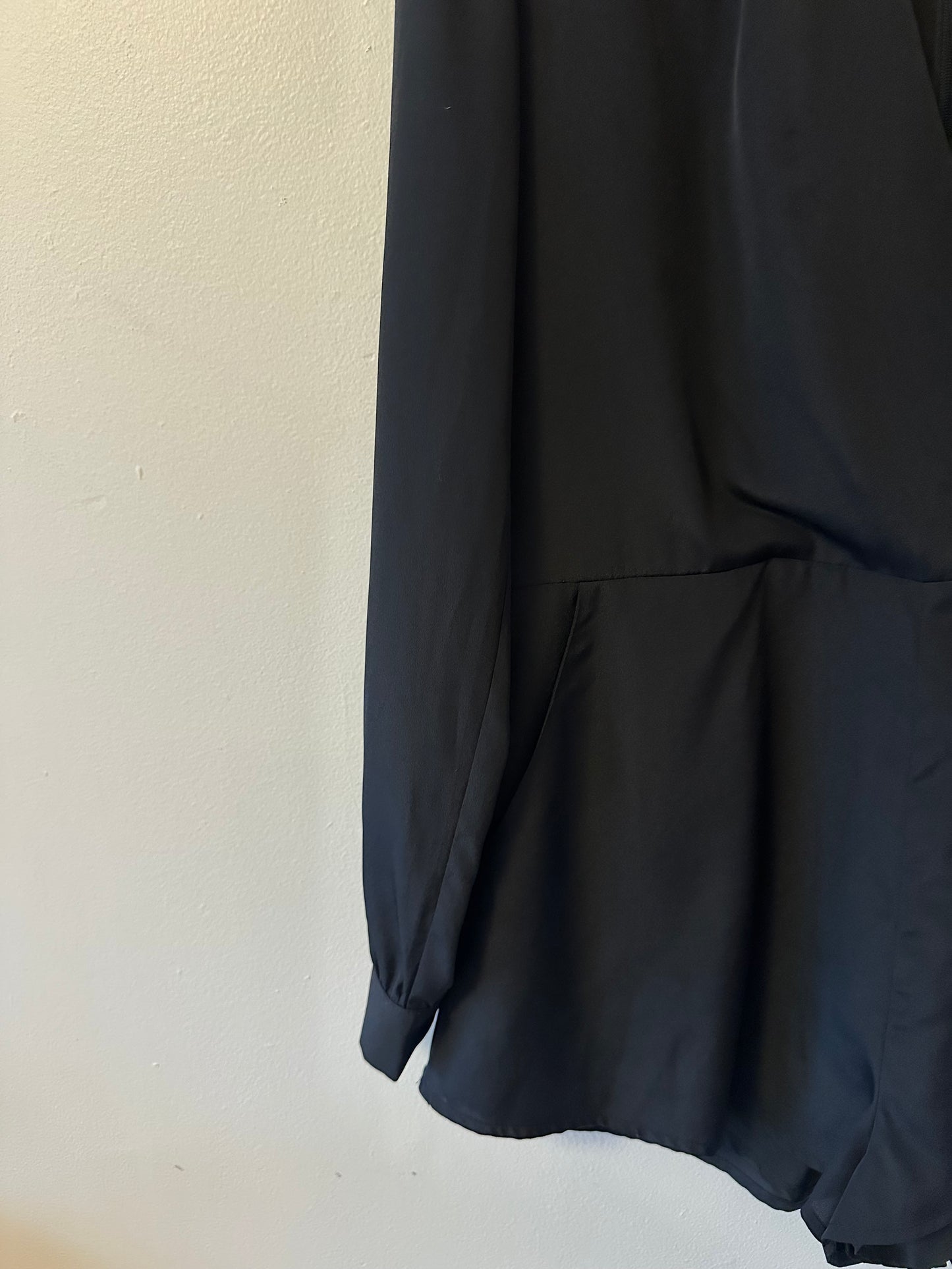Finders Keepers Wrap Top Long Sleeve Romper