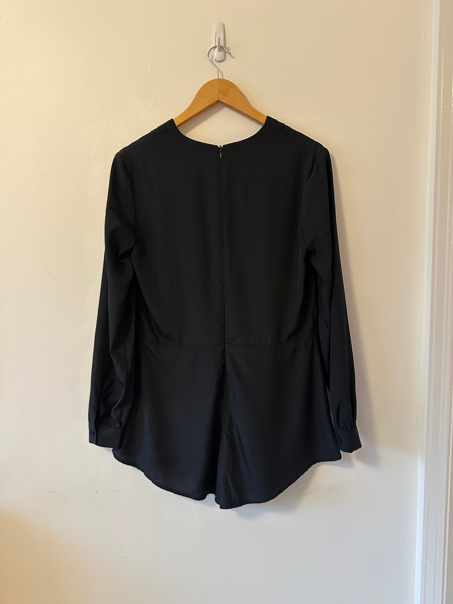 Finders Keepers Wrap Top Long Sleeve Romper