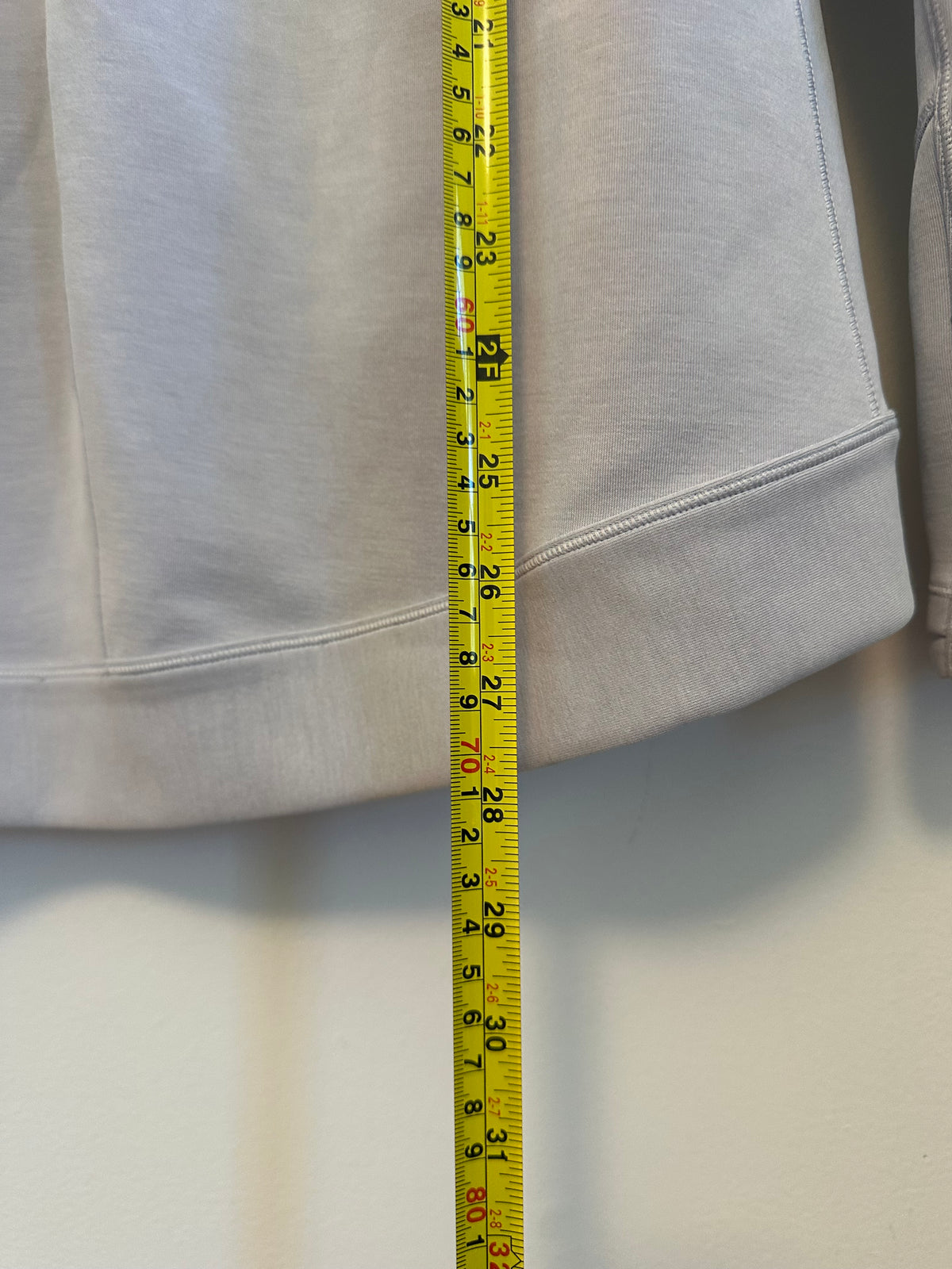 Lululemon Lavender Grey Asymmetrical Wrap Funnel Neck Jacket | Size 4