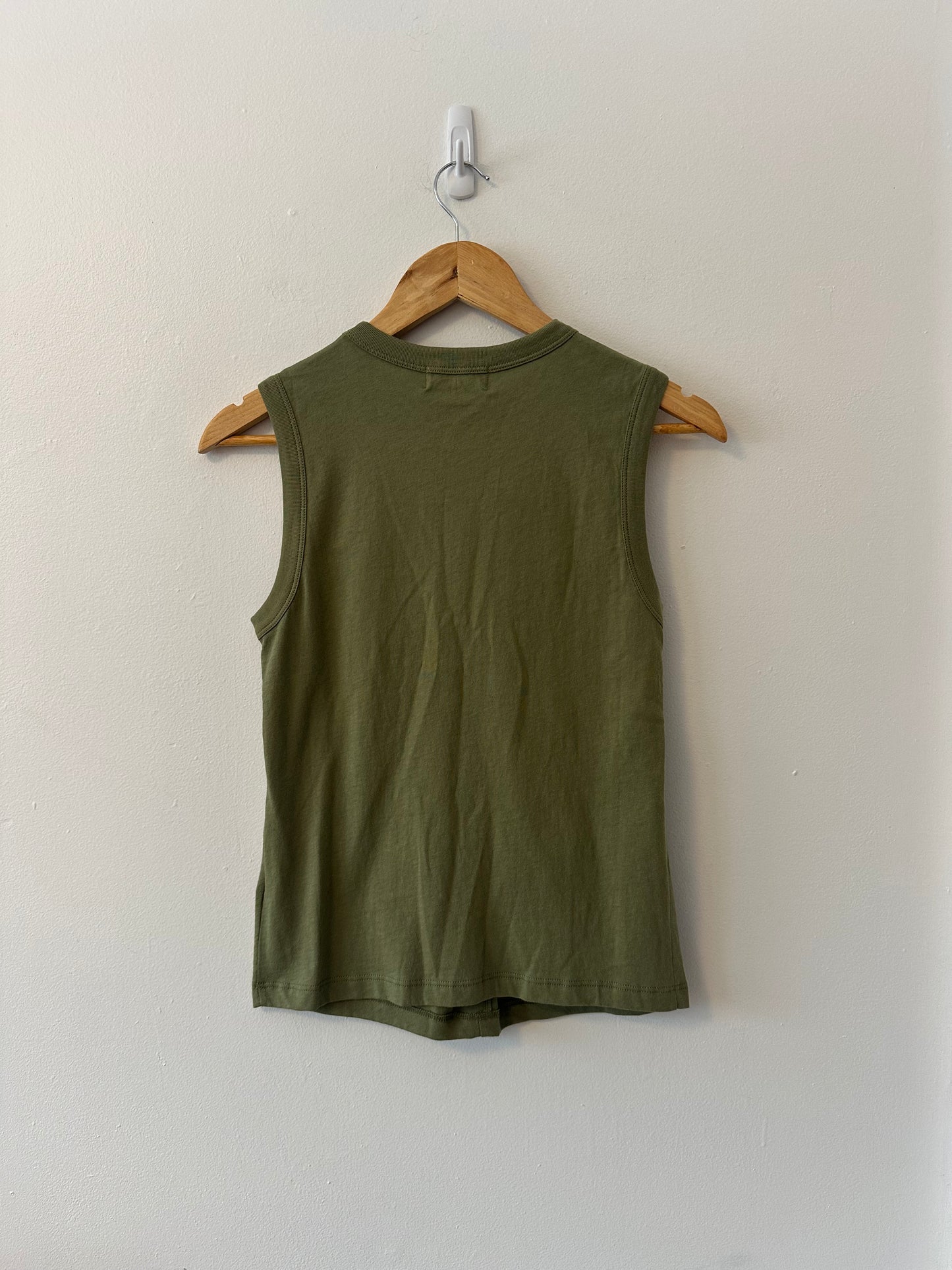 NWT Nation Los Angeles Neve Twist Front Tank Top in Matcha Green | Size XS