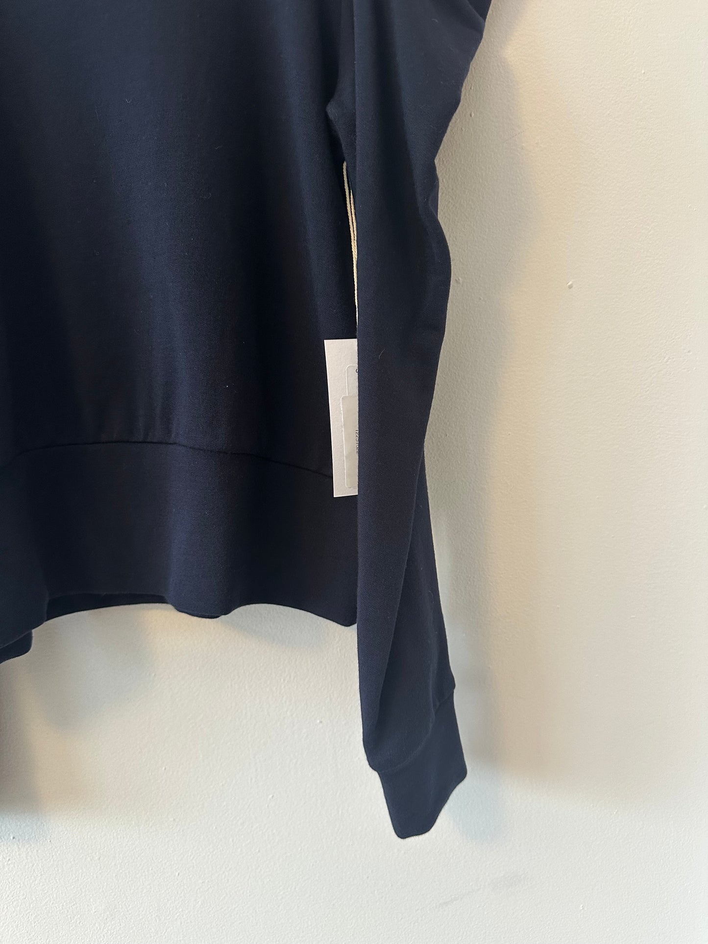 NWT Fifteen Twenty Navy Blue Puff Sleeve Long Sleeve Top | Size Small