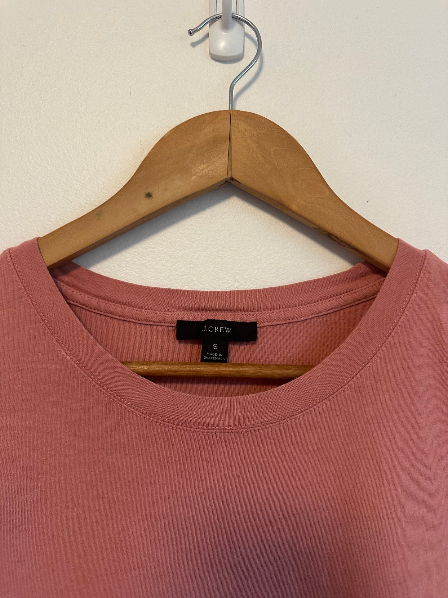 J. Crew Pink Cotton Tiered Ruffle Sleeve Mini Dress | Size Small