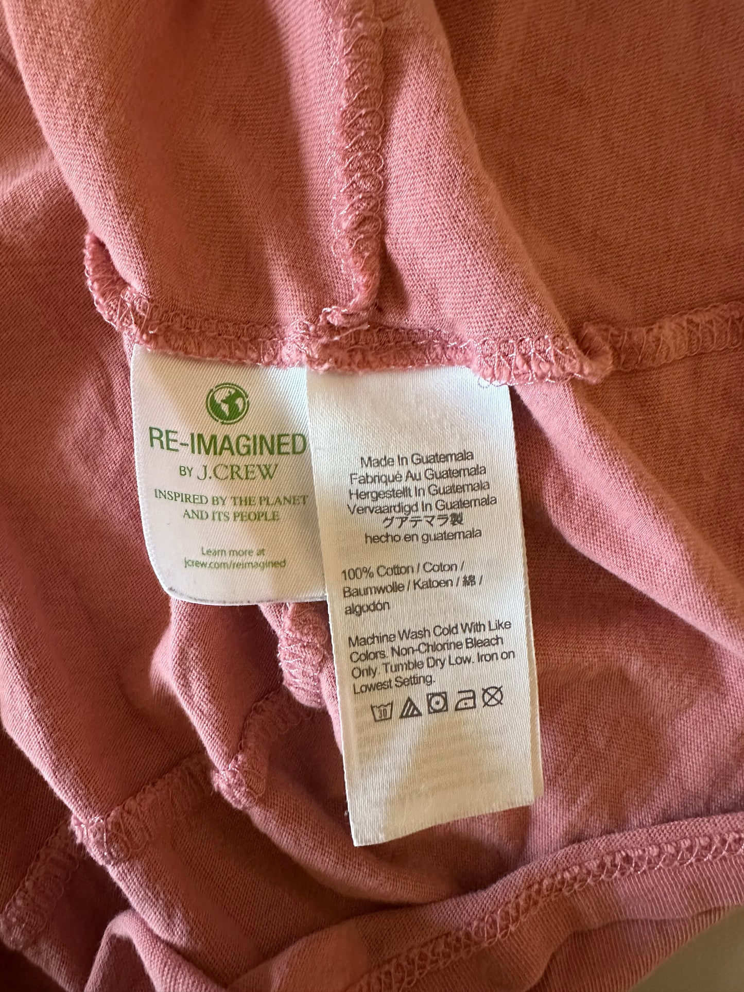 J. Crew Pink Cotton Tiered Ruffle Sleeve Mini Dress | Size Small