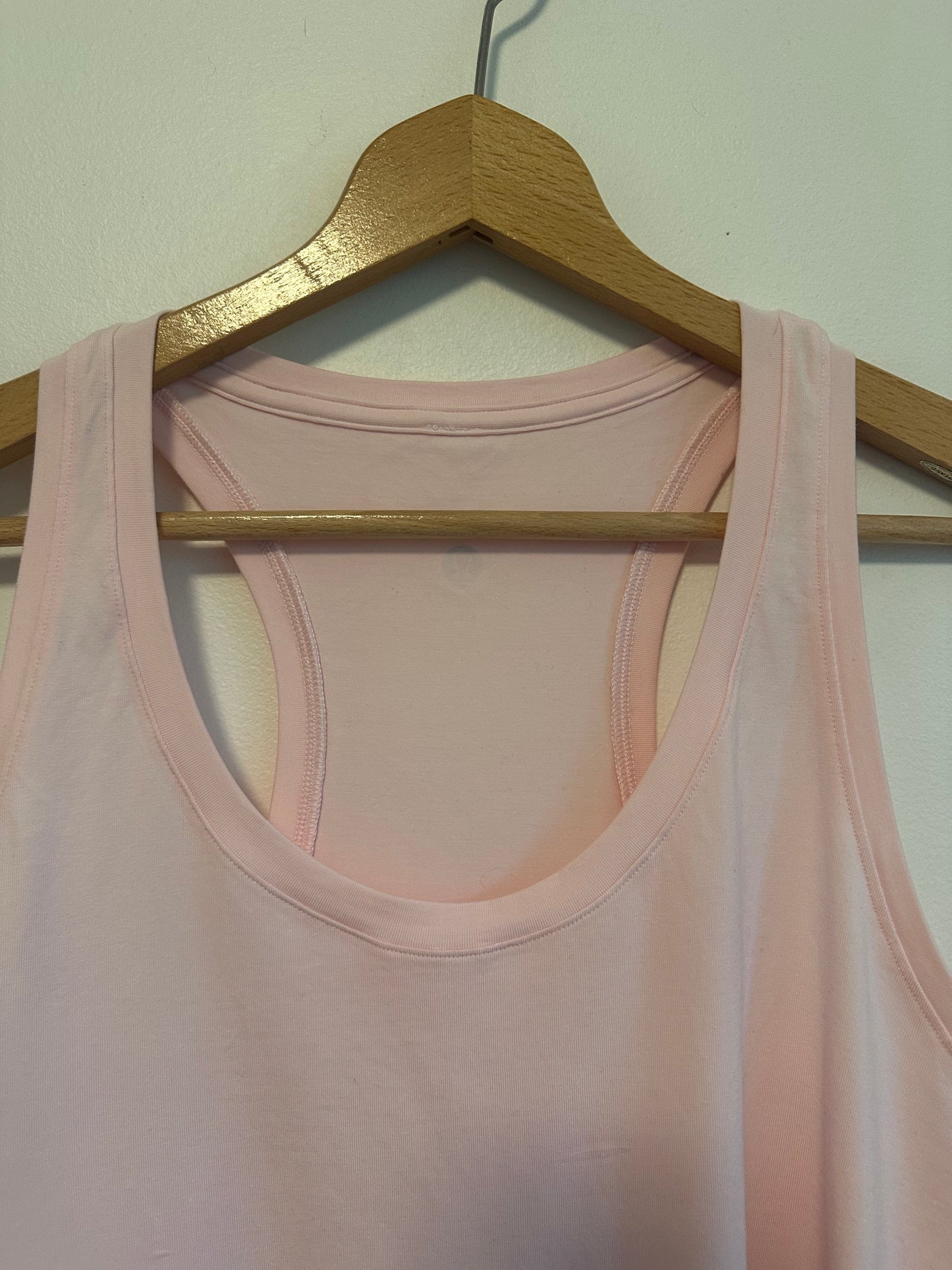Lululemon Baby Pink Racerback Relaxed Fit Tank Top