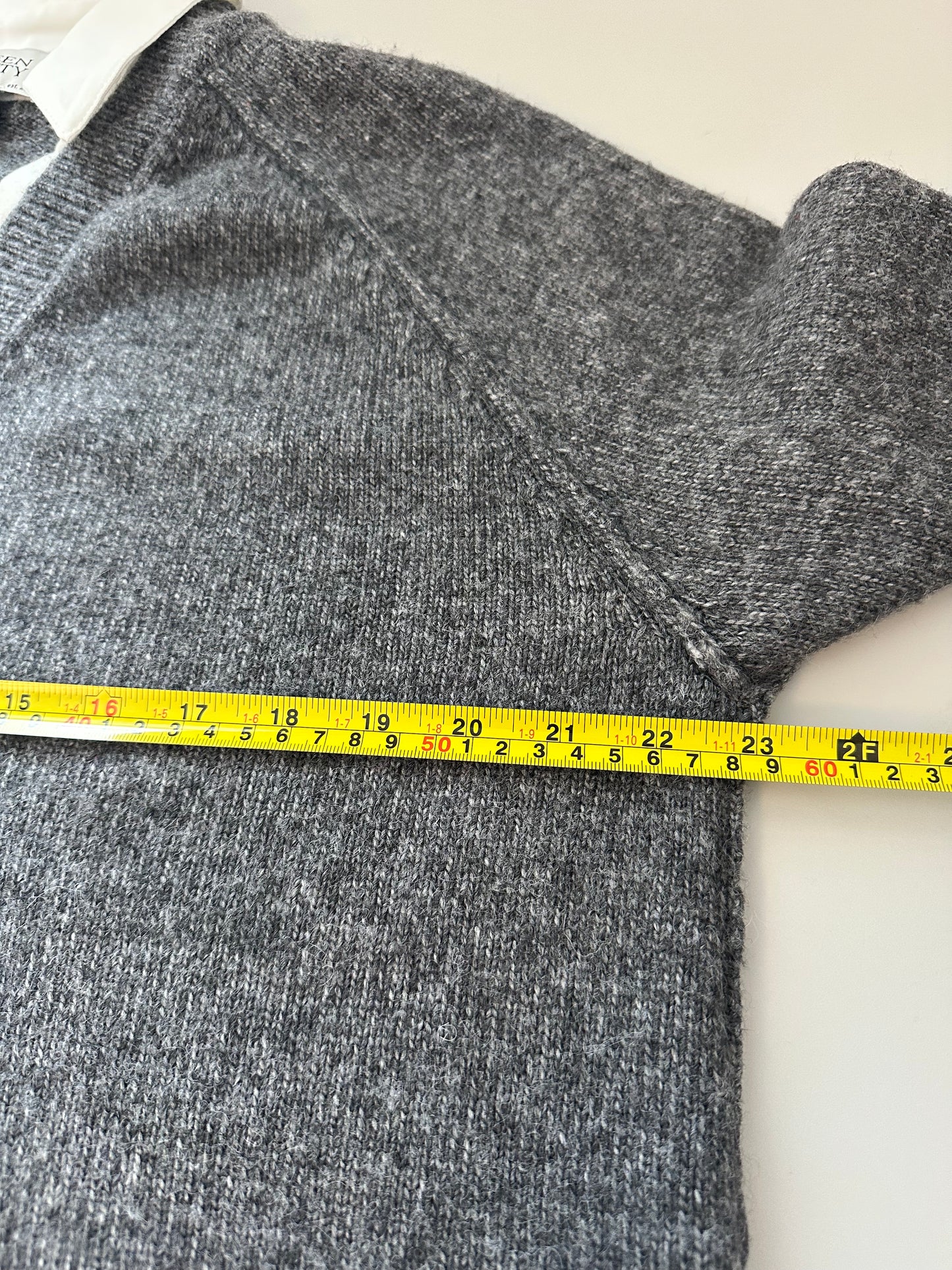 NWT Fifteen Twenty Carrie Mixed Media Sweater in Charcoal Gray | Size Large