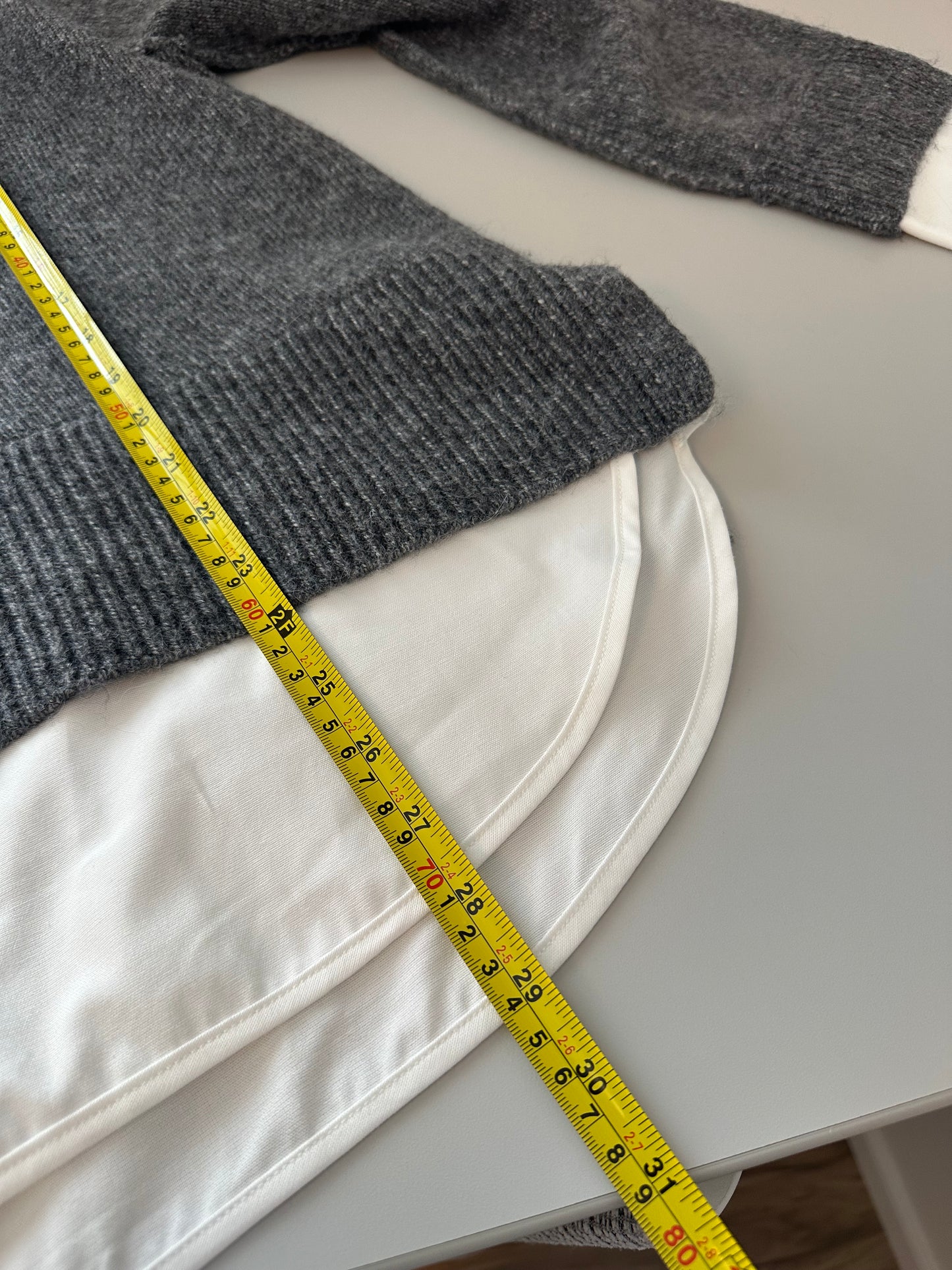 NWT Fifteen Twenty Carrie Mixed Media Sweater in Charcoal Gray | Size Large