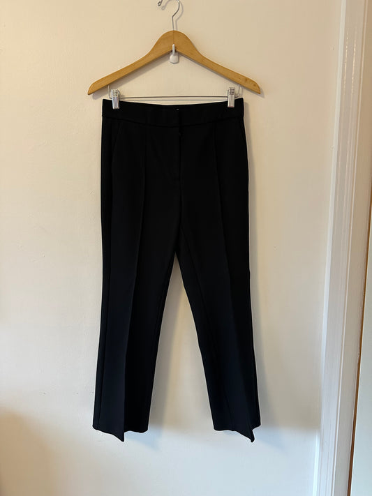 NWT J. Crew Mario Bellucci Wide Leg Trousers in Black | Size 8