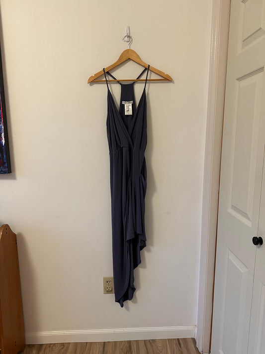 BCBG Generation Purple Asymmetrical Y2K Dress | Size Small