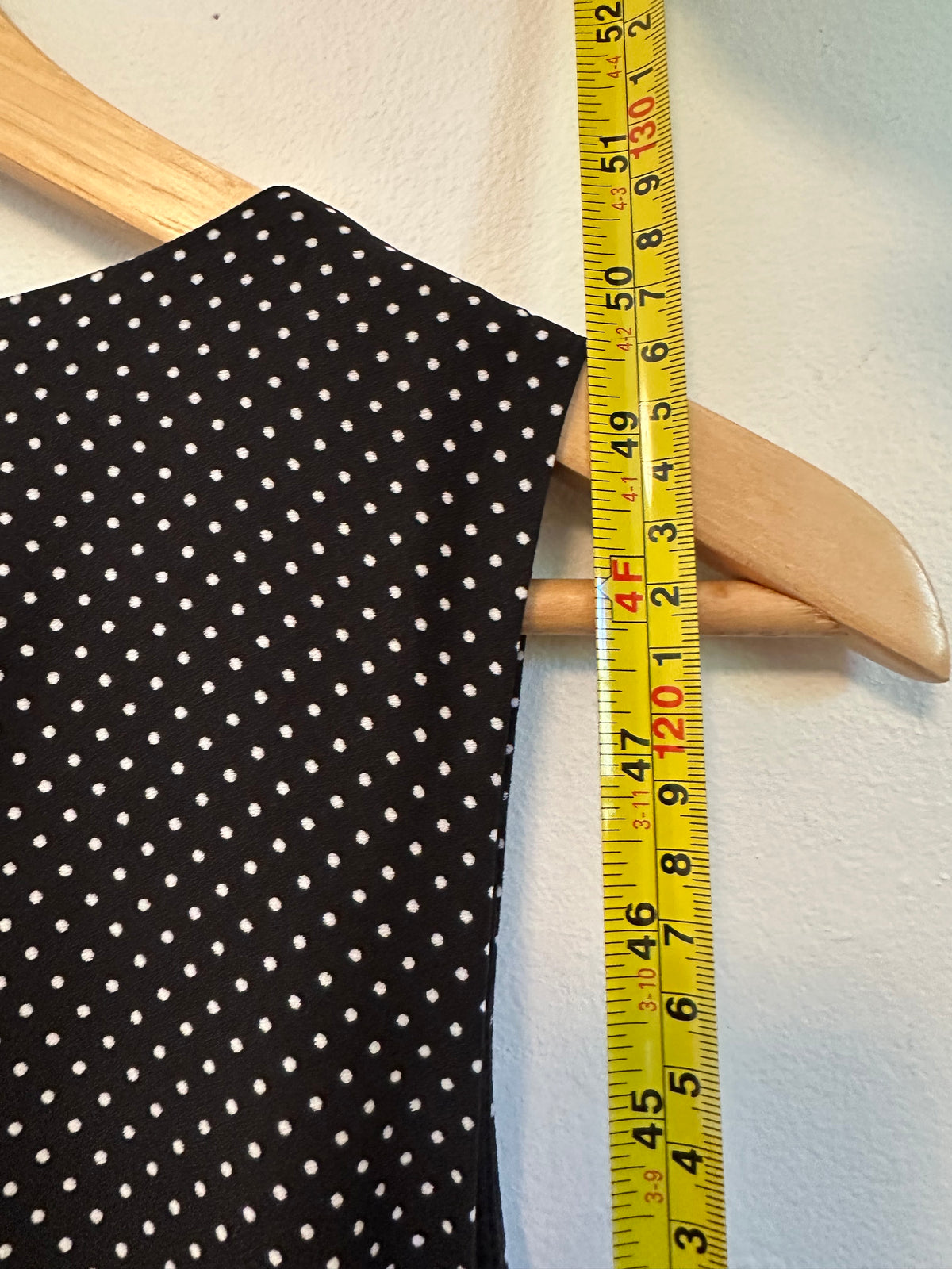 Banana Republic Black Polka Dot V-Neck Wide Leg Jumpsuit with Belt | Size 2