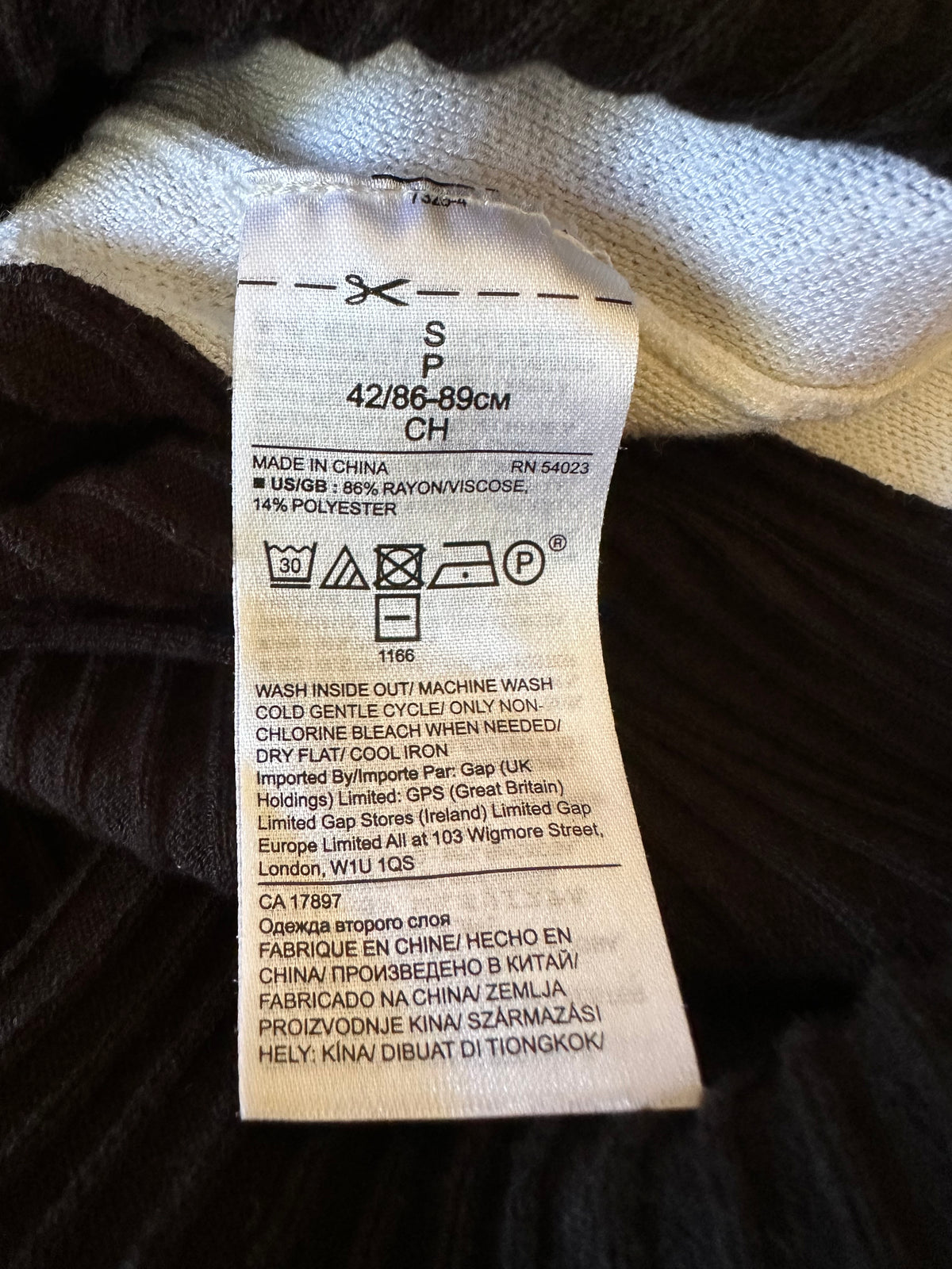 Banana Republic Black Ribbed Knit Sleeveless Side Stripe Midi Dress | Size Small