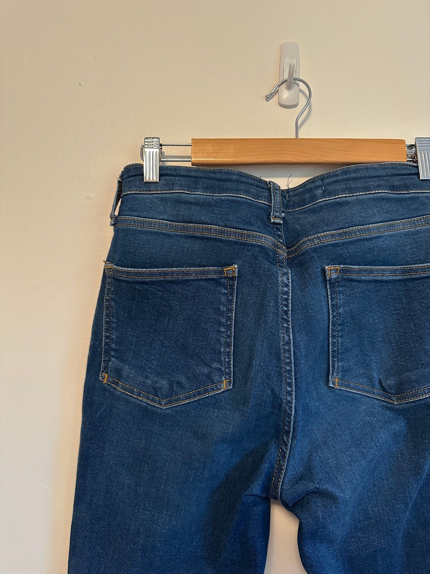 Pilcro Patch Pocket Flare Jeans | Size 28