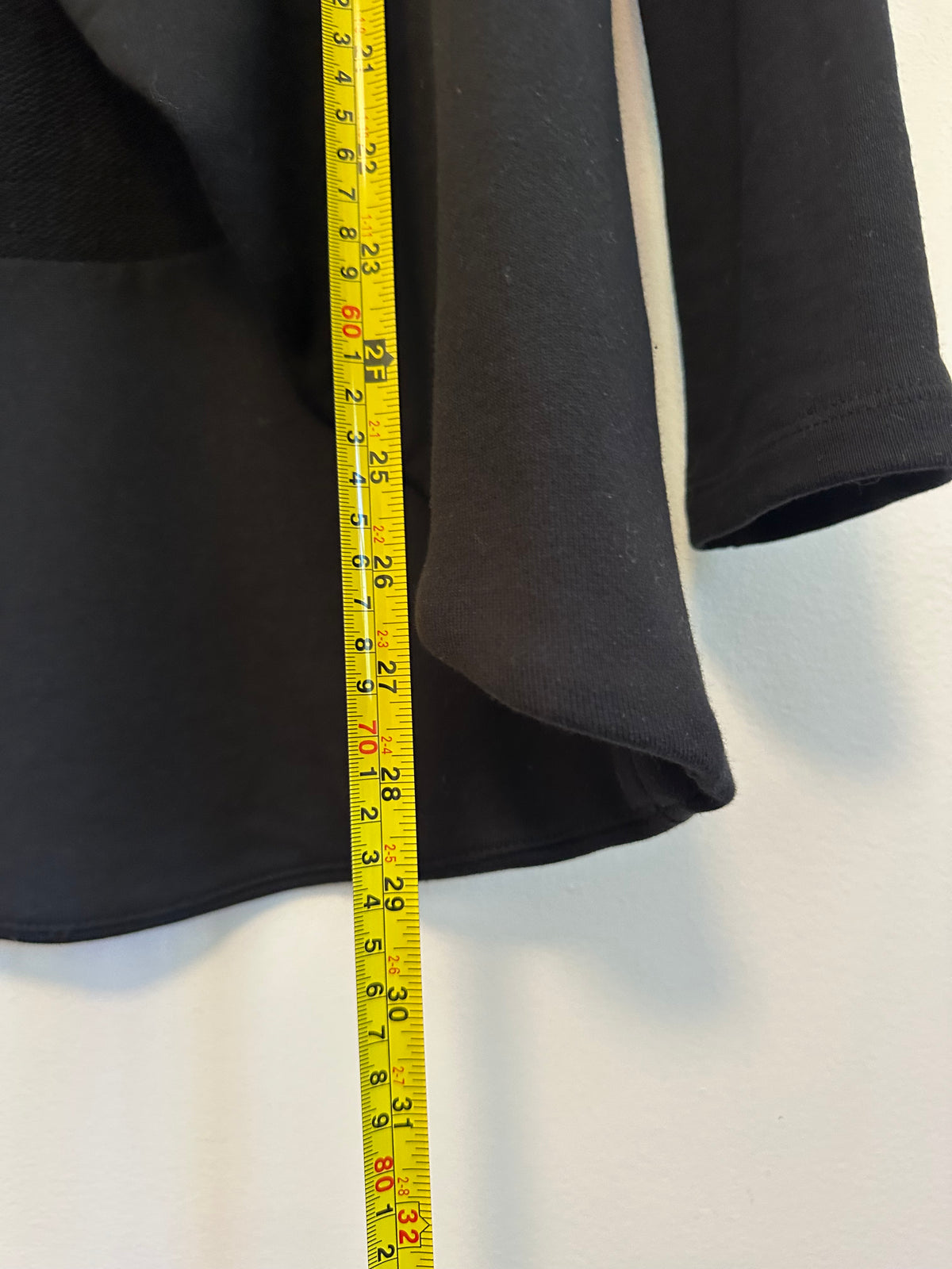 James Perse Black Cotton Shawl Collar Open Cardigan Sweatshirt | Size 2 (M)