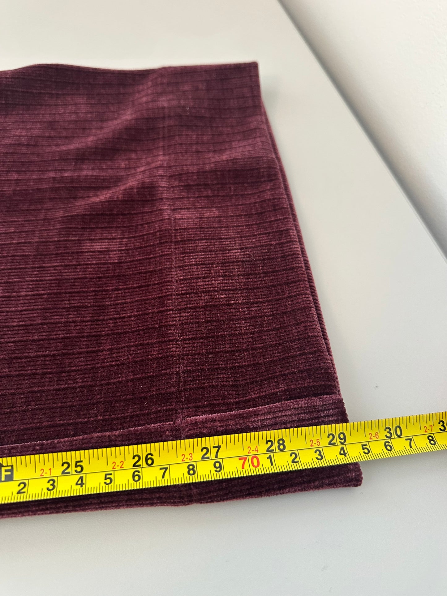 NWT Dear John Wide Leg Patch Pocket Corduroy Pants in Fig | Size 32