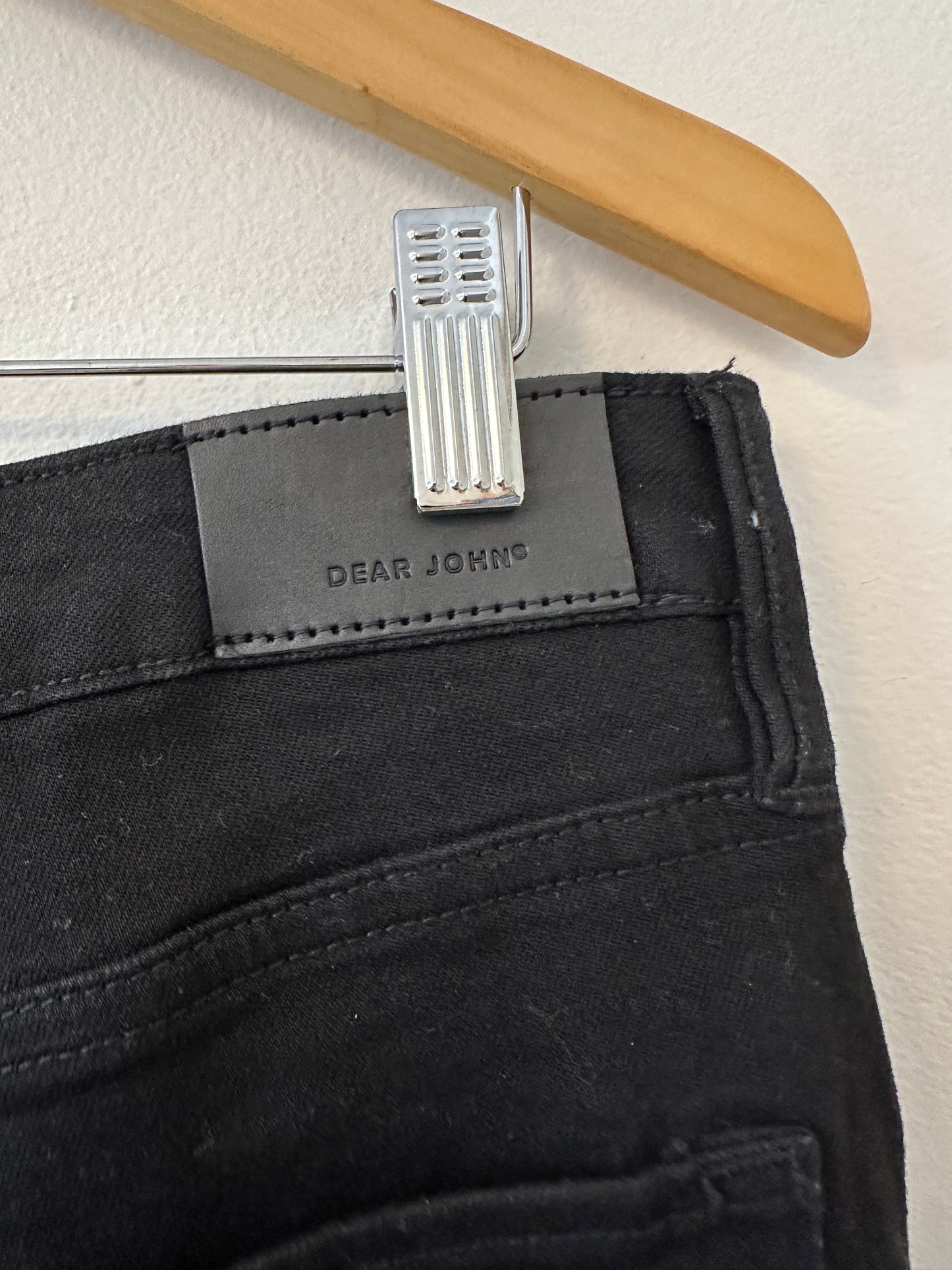 NWT Dear John Denim Fiona Wide Leg Black Jeans | Size 32