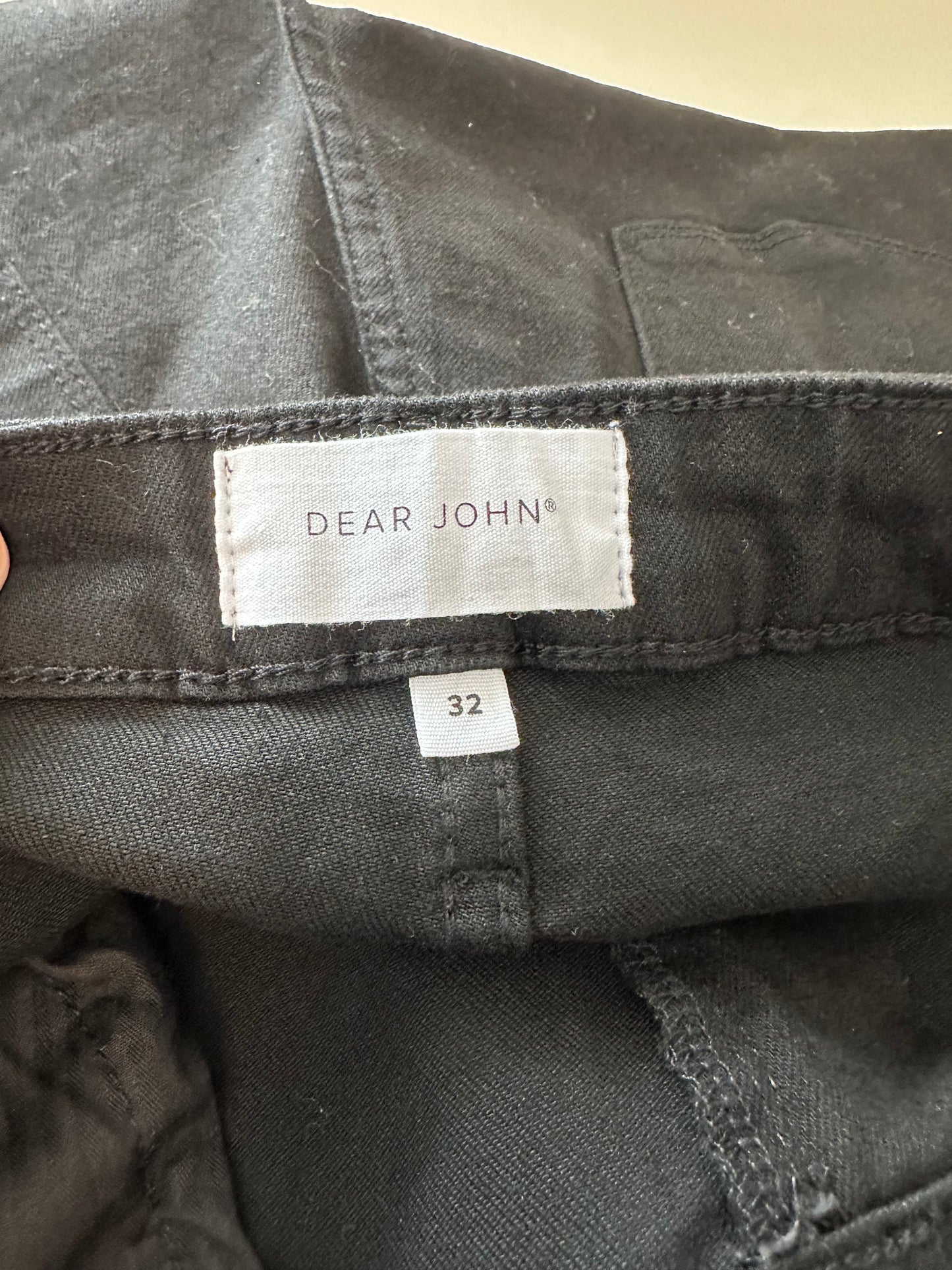 NWT Dear John Denim Fiona Wide Leg Black Jeans | Size 32