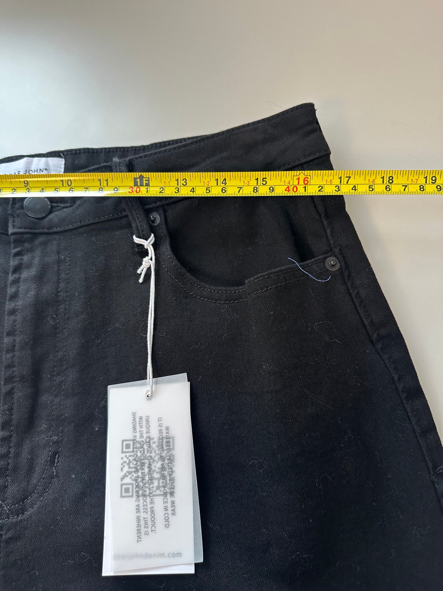 NWT Dear John Denim Fiona Wide Leg Black Jeans | Size 32