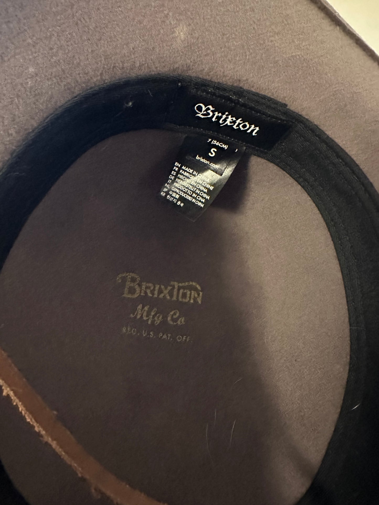 Brixton Tiller Wide Brim Felted Hat | Size Small