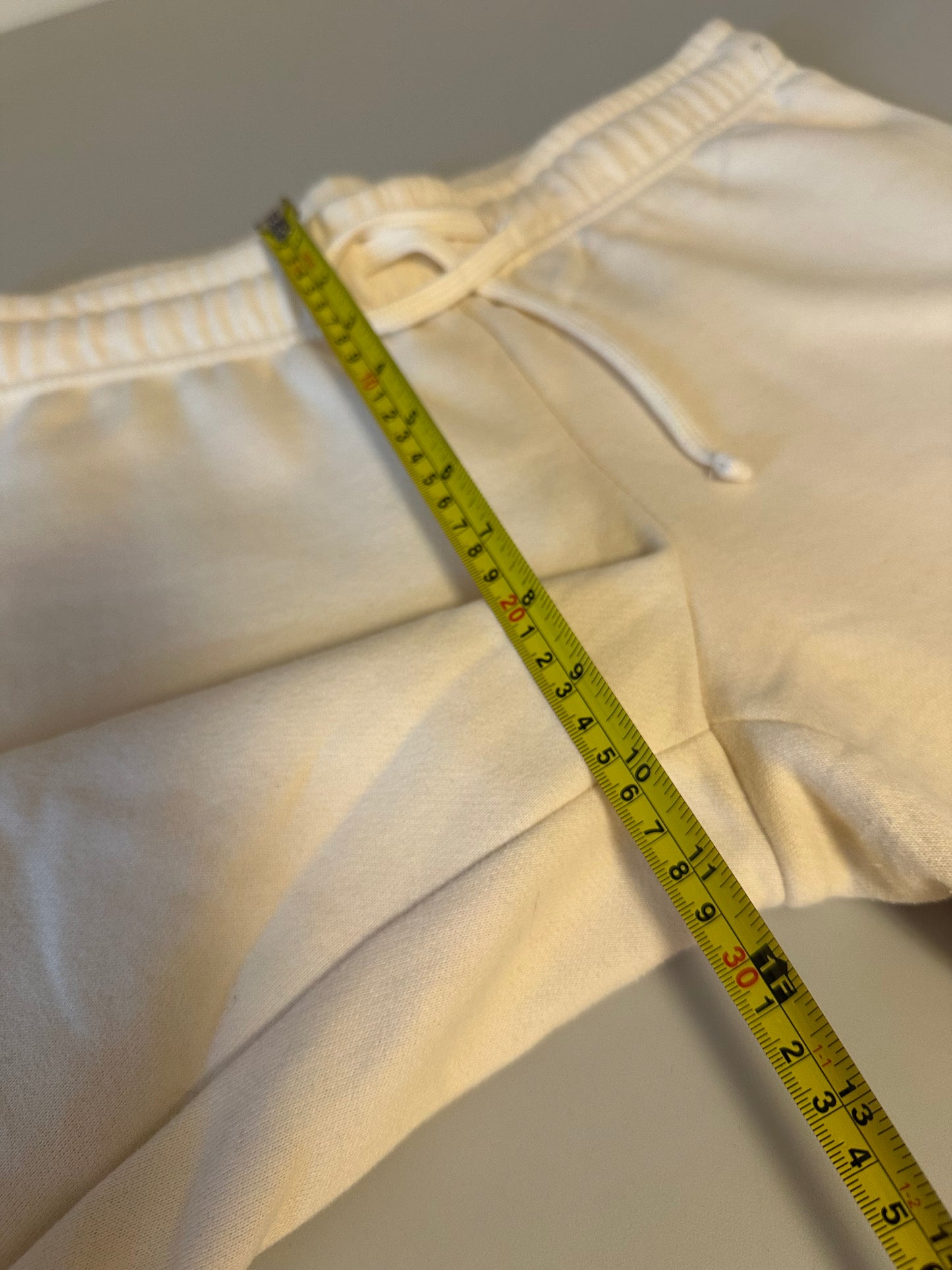 Marine Layer Cloud 9 Sweatpants in Antique White Stripe | Size Medium
