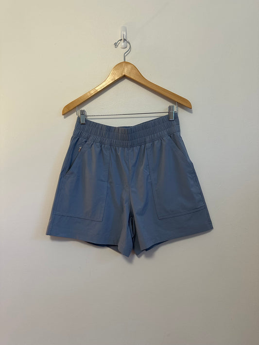 Athleta Trekkie North Hiking Shorts in Blue | Size Small