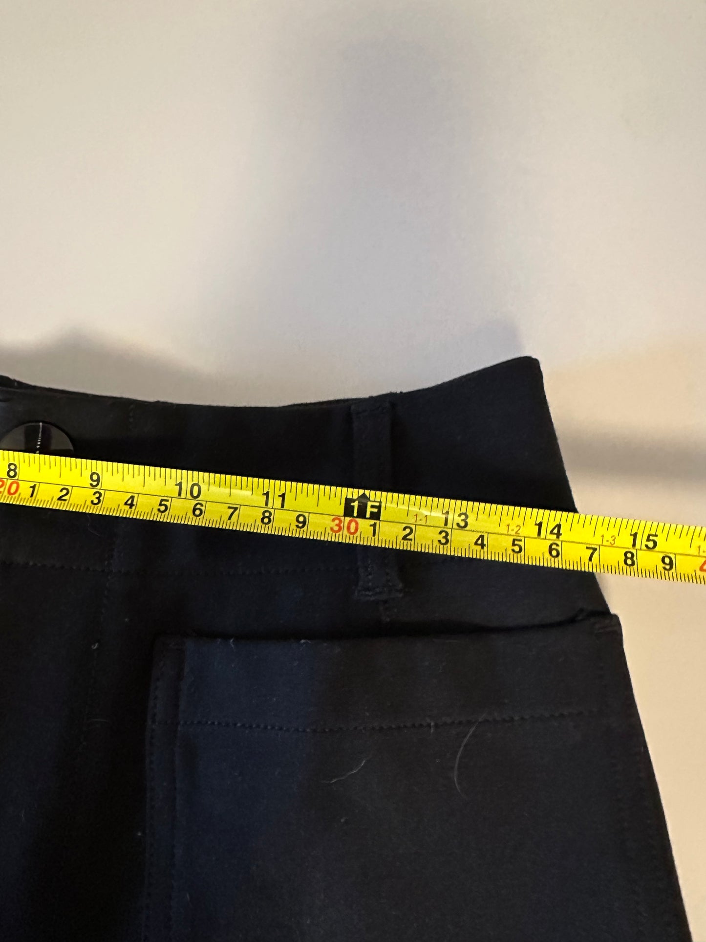 Maeve Colette Knit High-Rise Wide-Leg Cropped Pants in Black | Size 28