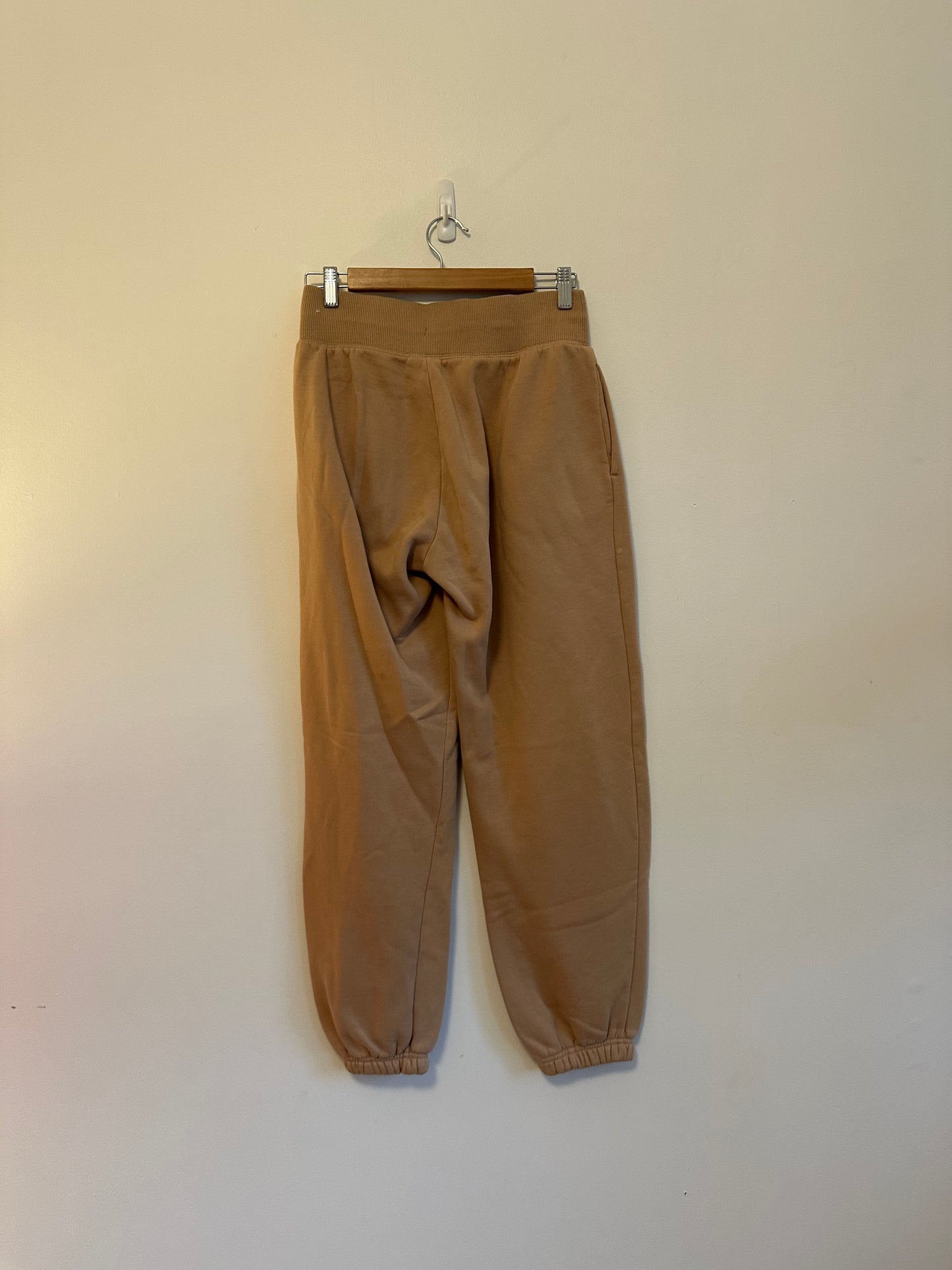 Nike Phoenix Fleece High Rise Tan Brown Oversized Jogger Sweatpants | Size XS