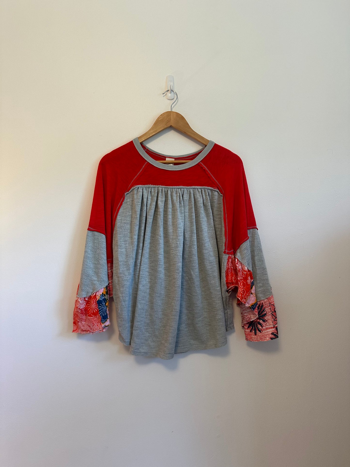 Free People x We The Free Free People Mixed Media Top | Size Medium