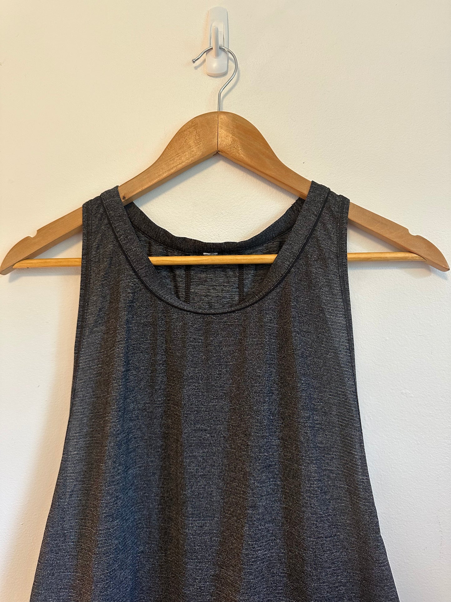 Lululemon Heathered Gray Space Dye Racerback Tank Top
