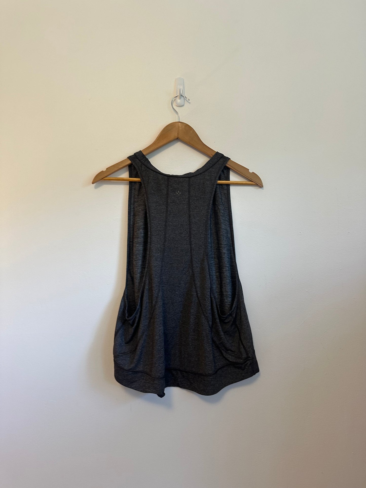 Lululemon Heathered Gray Space Dye Racerback Tank Top