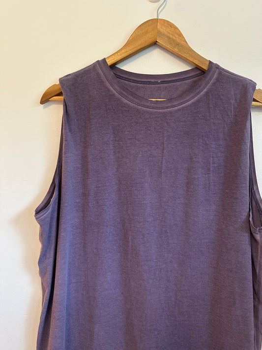 Lululemon All Yours Purple Sleeveless Muscle Tank Top