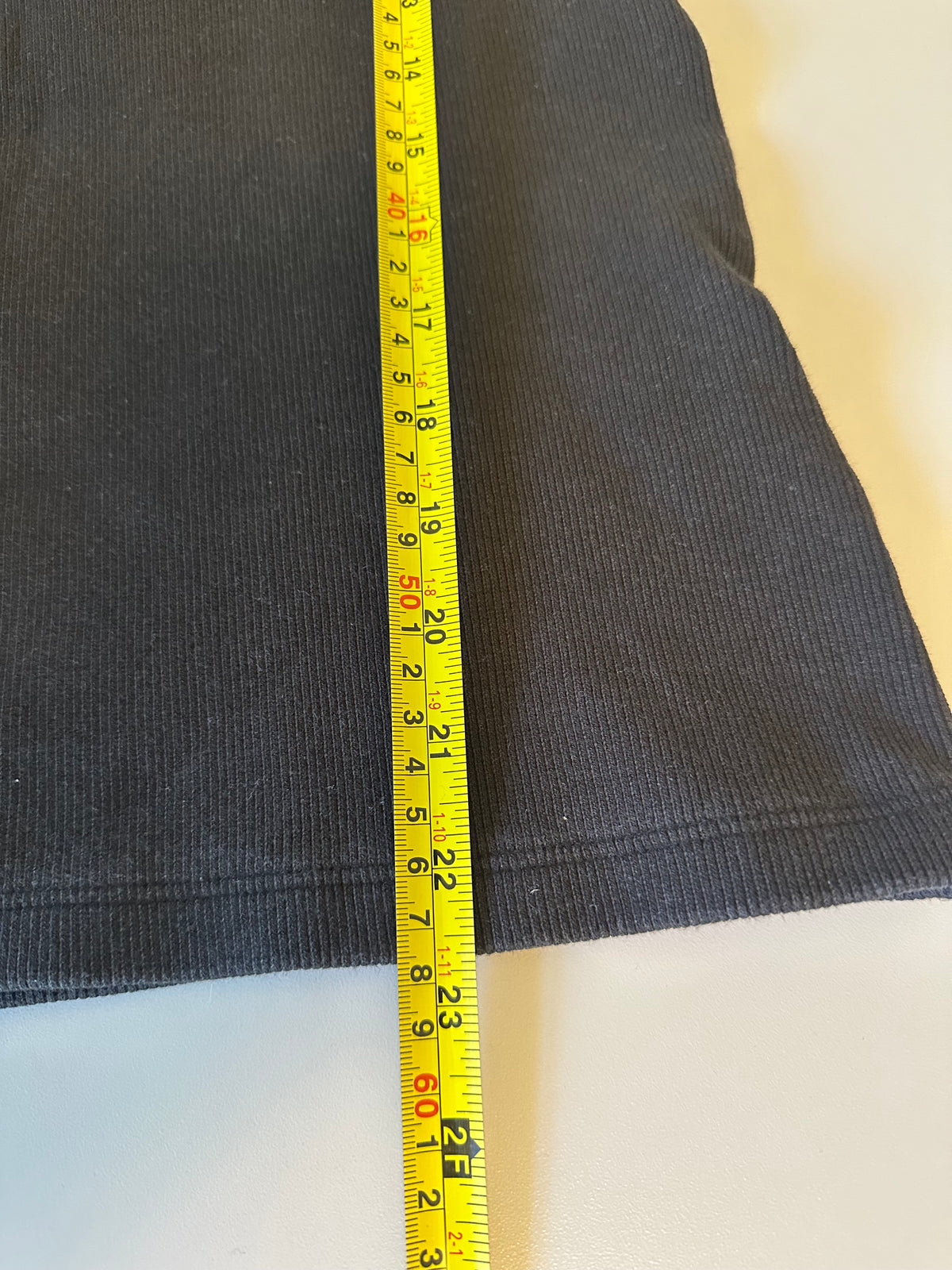 Sold Out NYC Black Ribbed High Neck Racerback Tank Top | Size Large