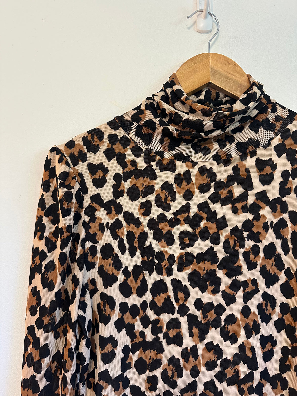 Free People Gather Tee in Leopard Combo | Size Medium