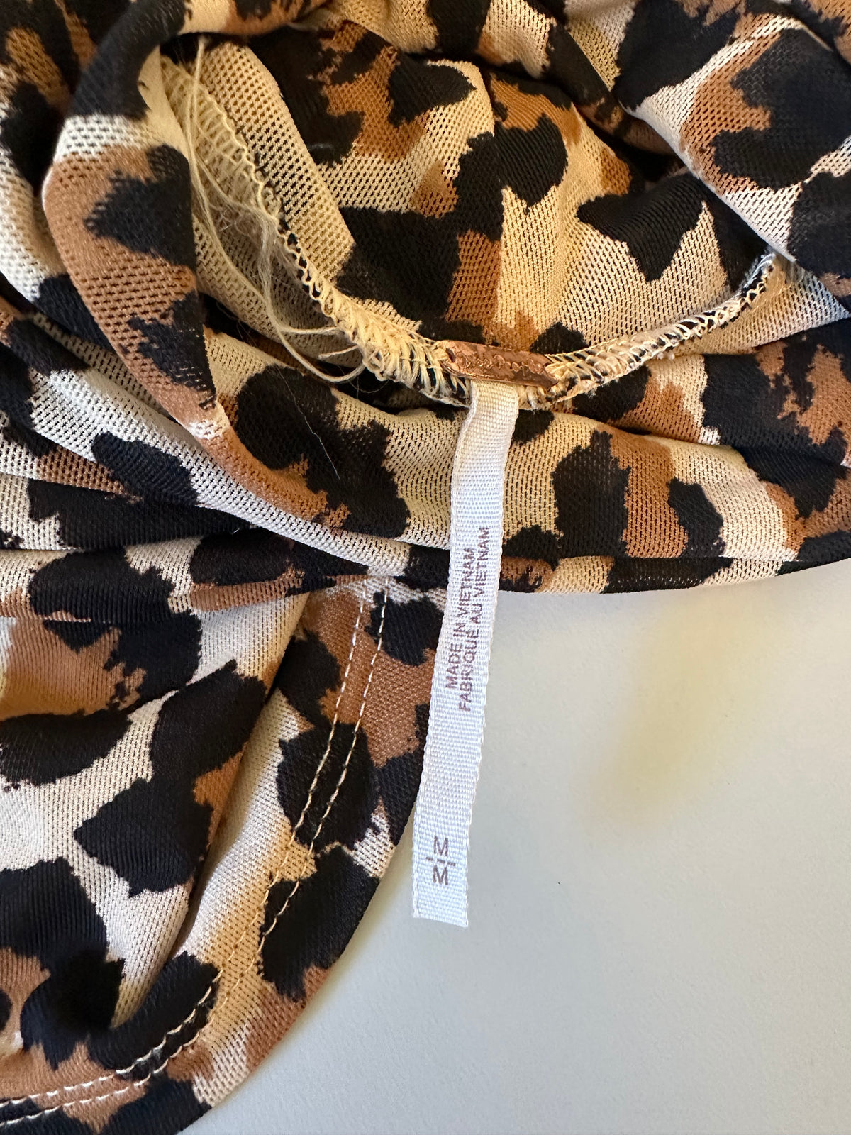 Free People Gather Tee in Leopard Combo | Size Medium