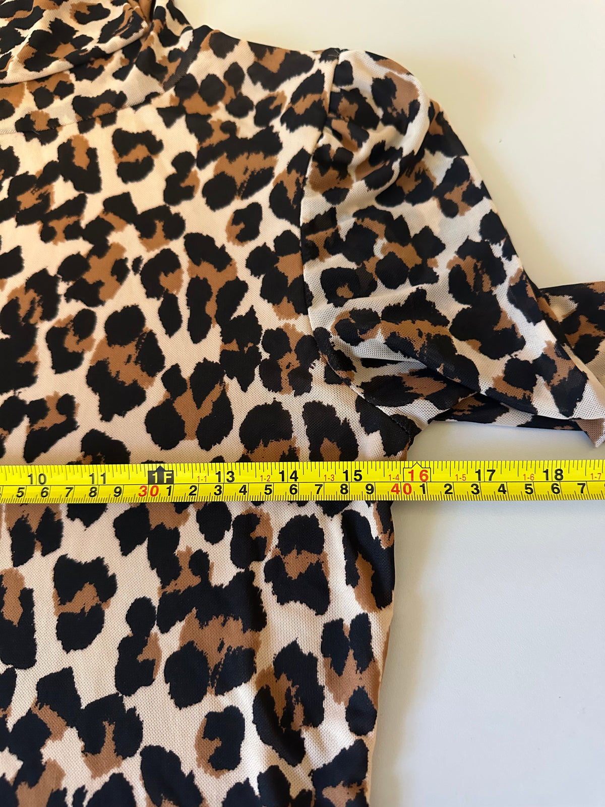 Free People Gather Tee in Leopard Combo | Size Medium