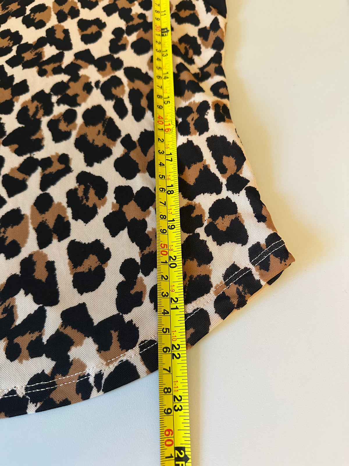 Free People Gather Tee in Leopard Combo | Size Medium