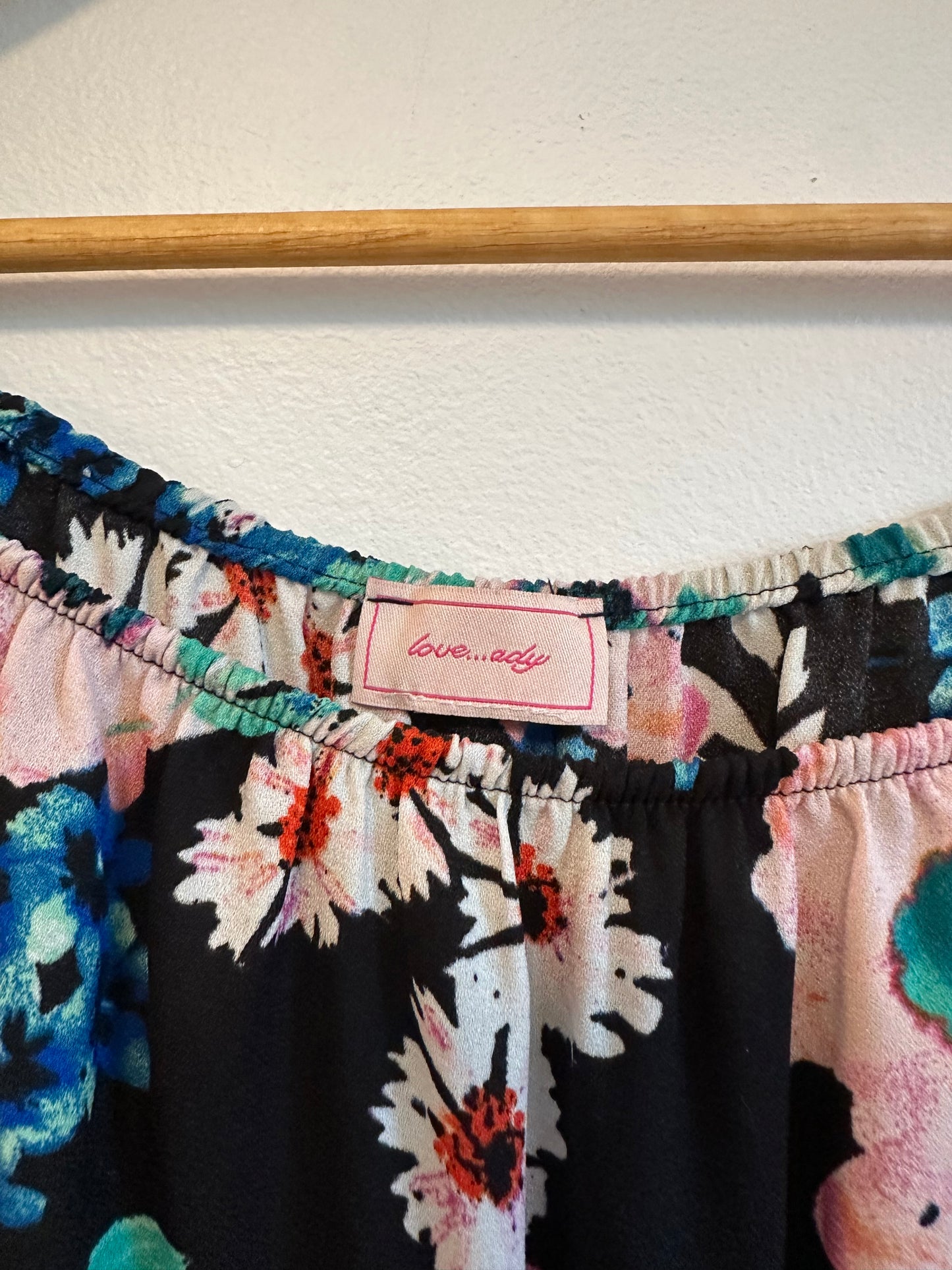 Love Ady Floral Off the Shoulder Romper