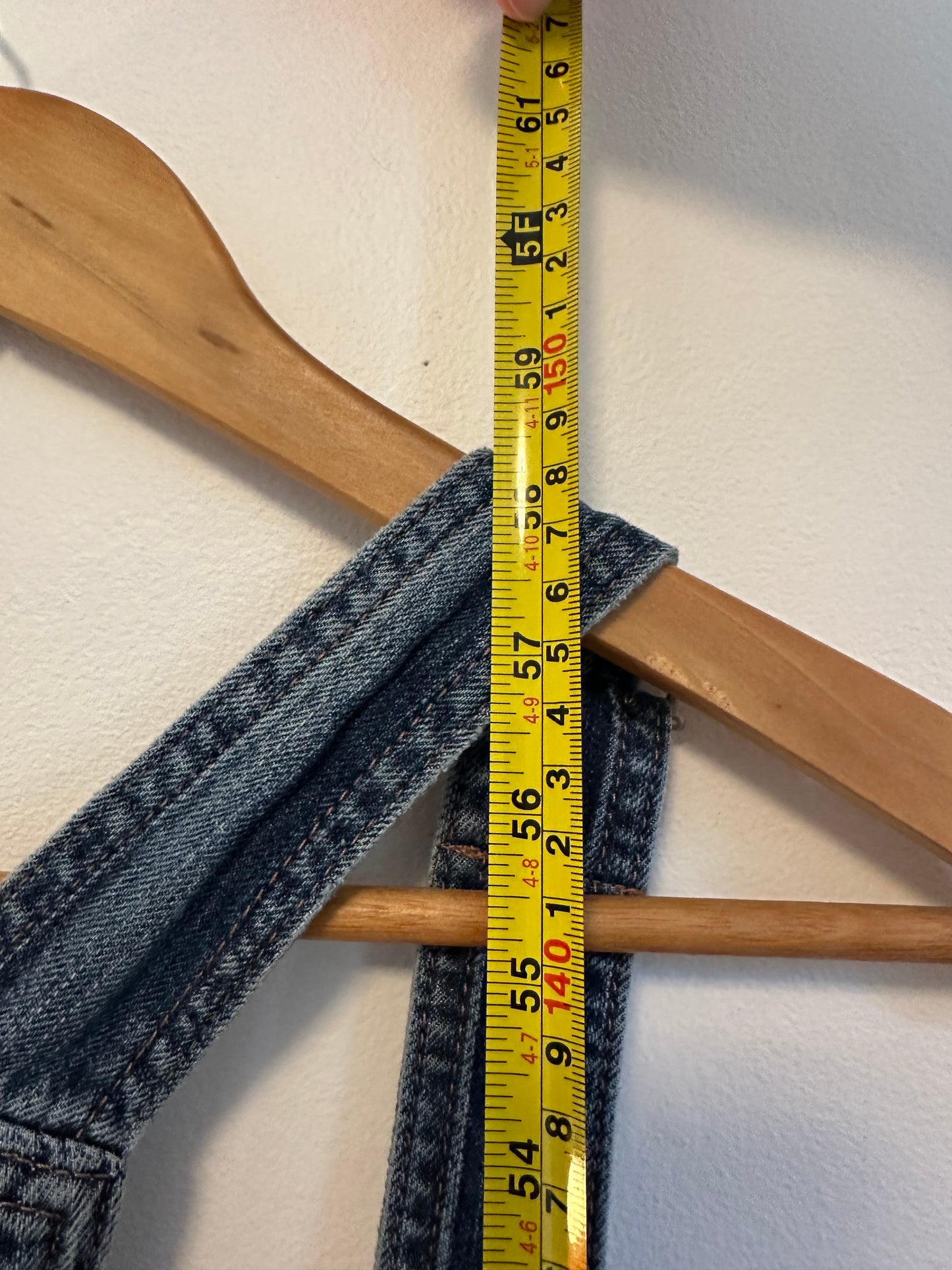 Gap Denim Relaxed Straight Leg Jean Overalls | Size Medium