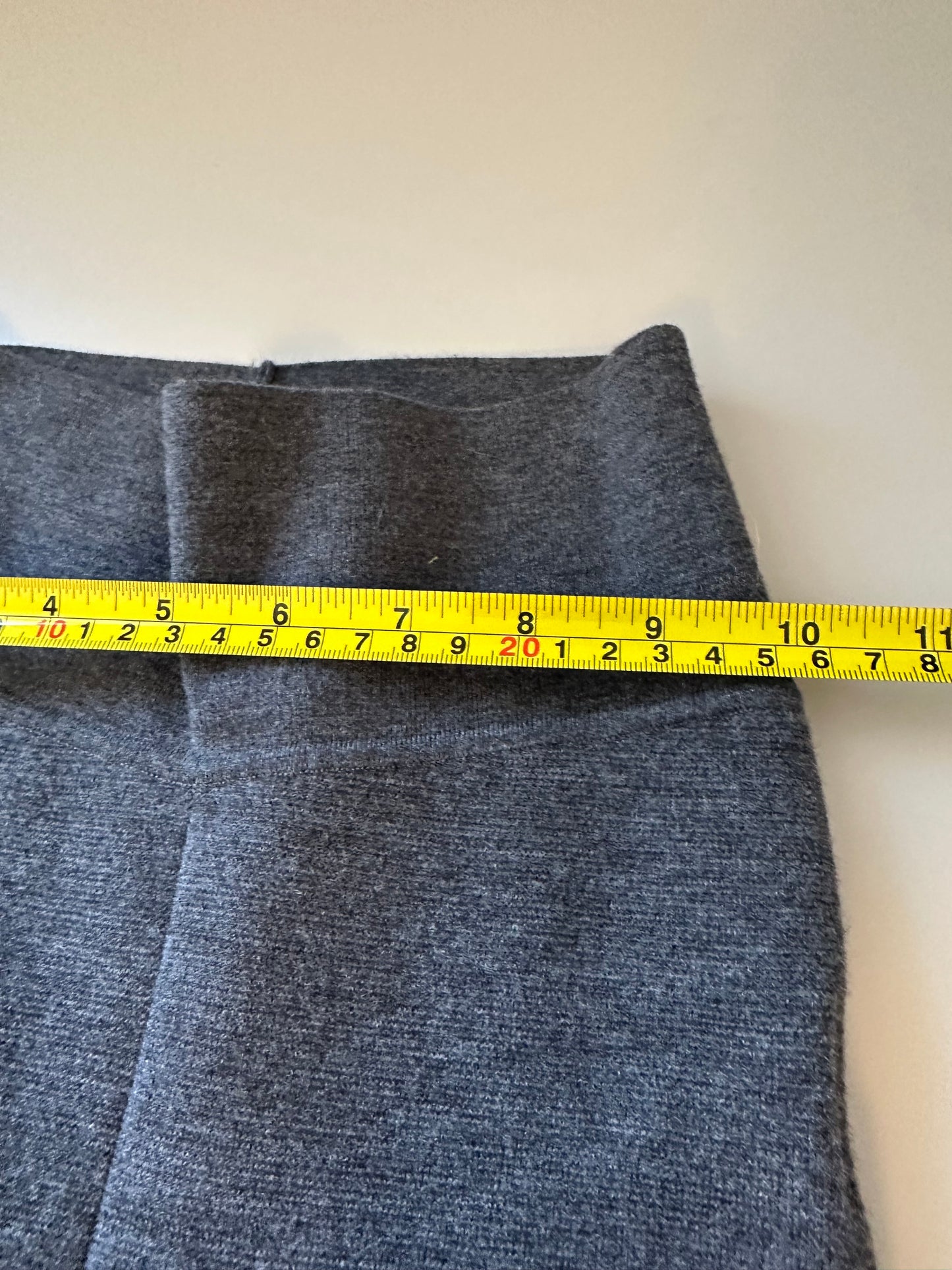 White + Warren Superfine Merino Zip Legging in Charcoal Gray | Size XS