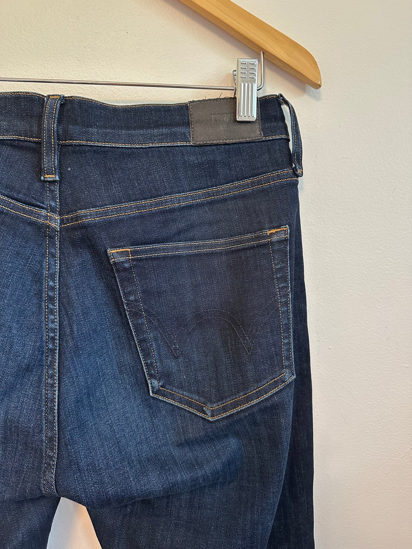 Edwin Elin Straight Leg Dark Indigo Wash Jeans | Size 26