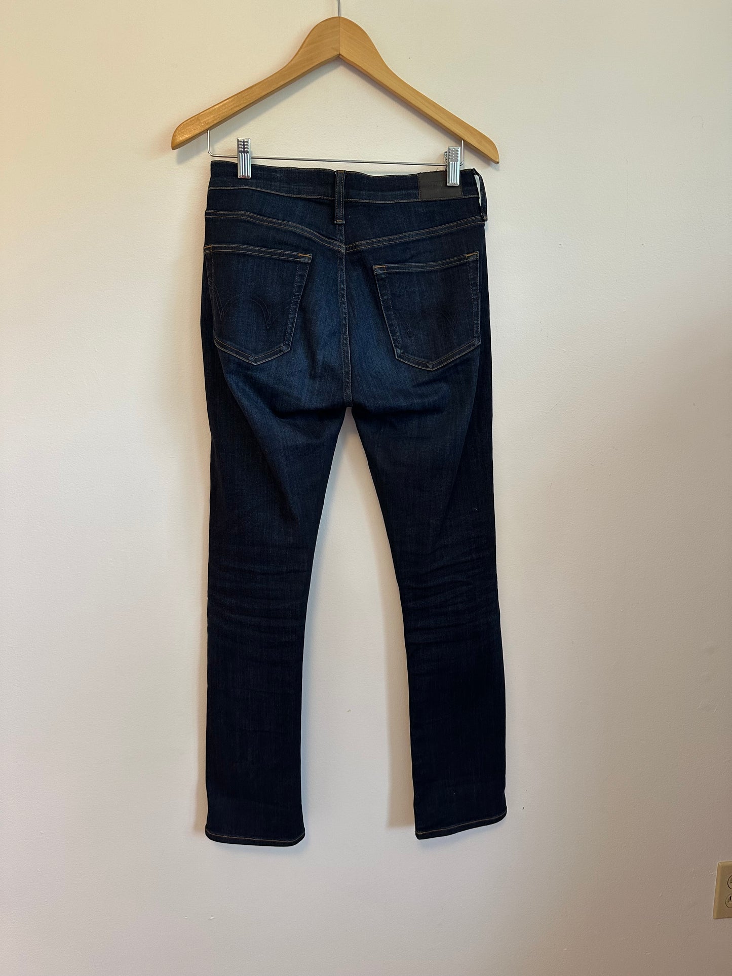 Edwin Elin Straight Leg Dark Indigo Wash Jeans | Size 26