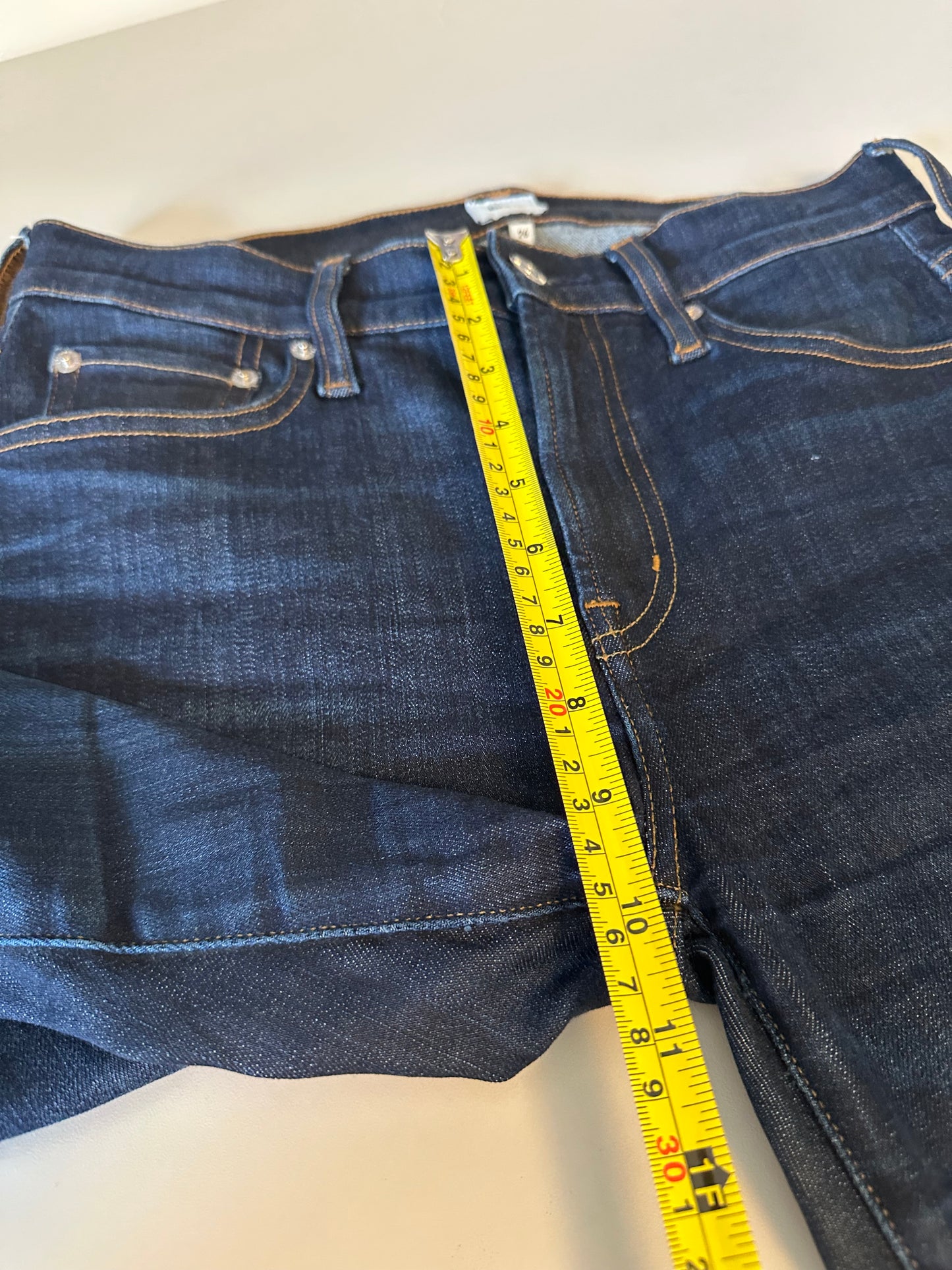 Edwin Elin Straight Leg Dark Indigo Wash Jeans | Size 26