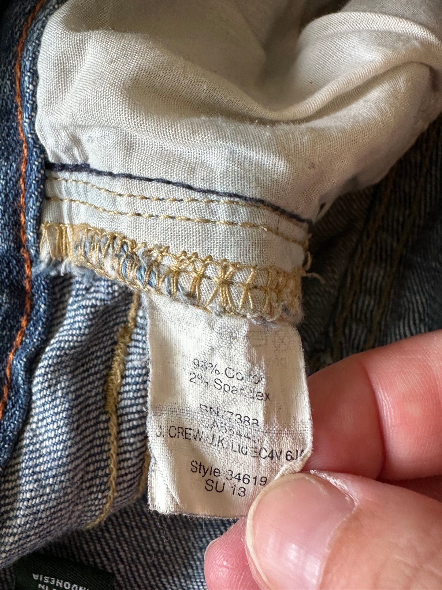 J. Crew Medium Wash Stretch Denim Cutoff Shorts | Size 2